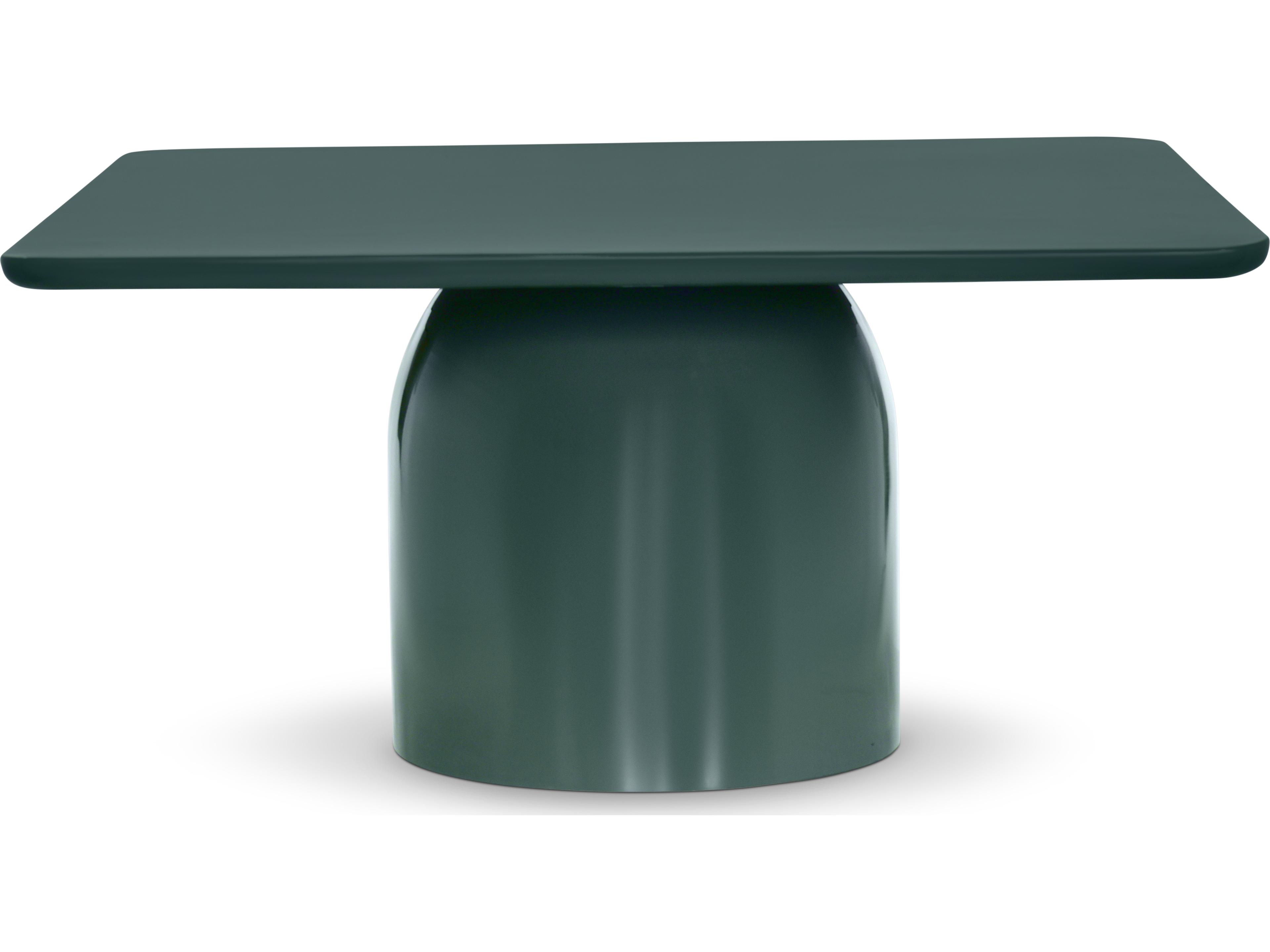 Urbia Alessia Square Metal Obsidian Green Coffee Table