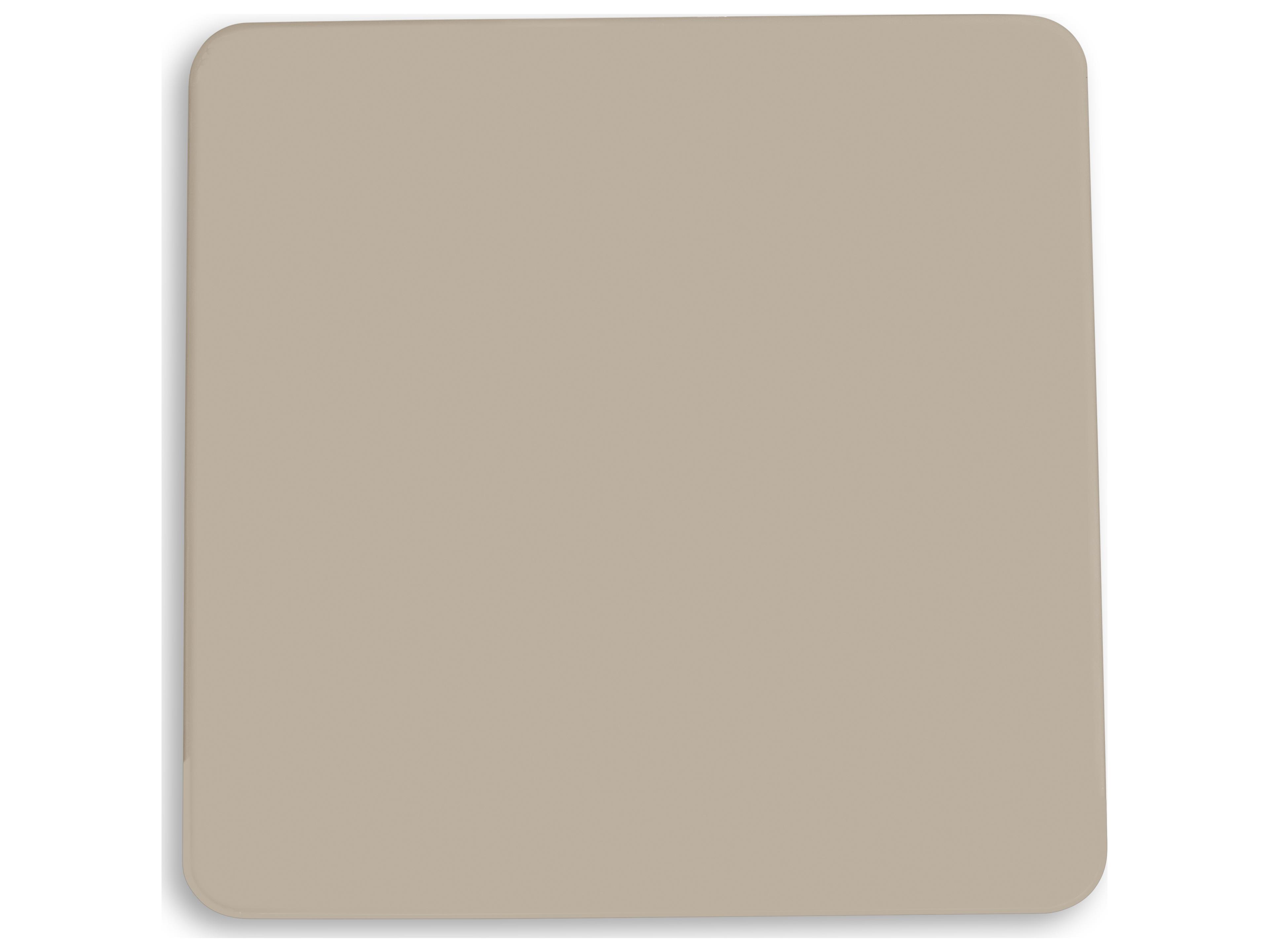 Urbia Alessia Square Metal Latte Taupe Coffee Table