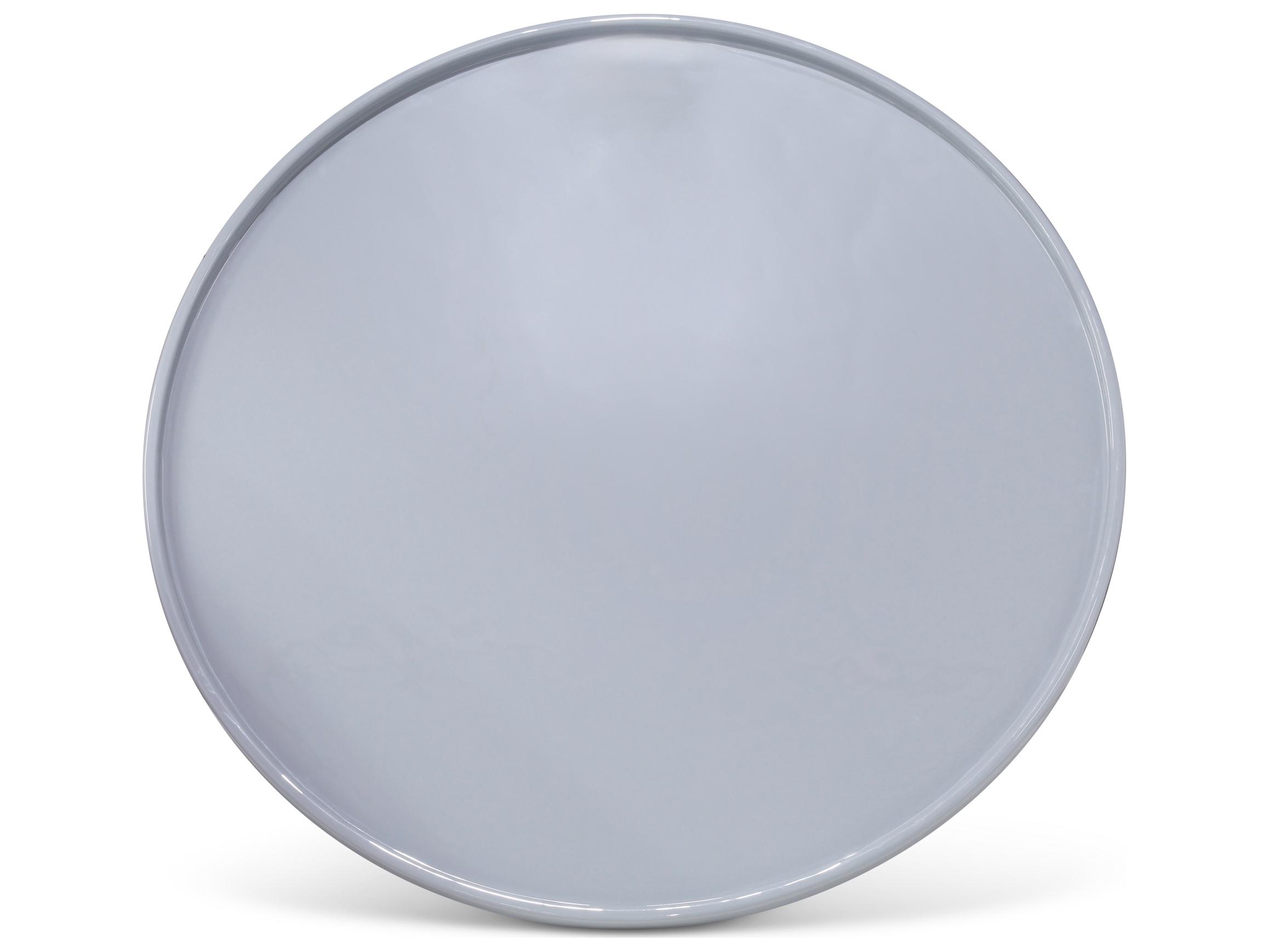 Urbia Eclat Round Metal Pearl Blue Coffee Table