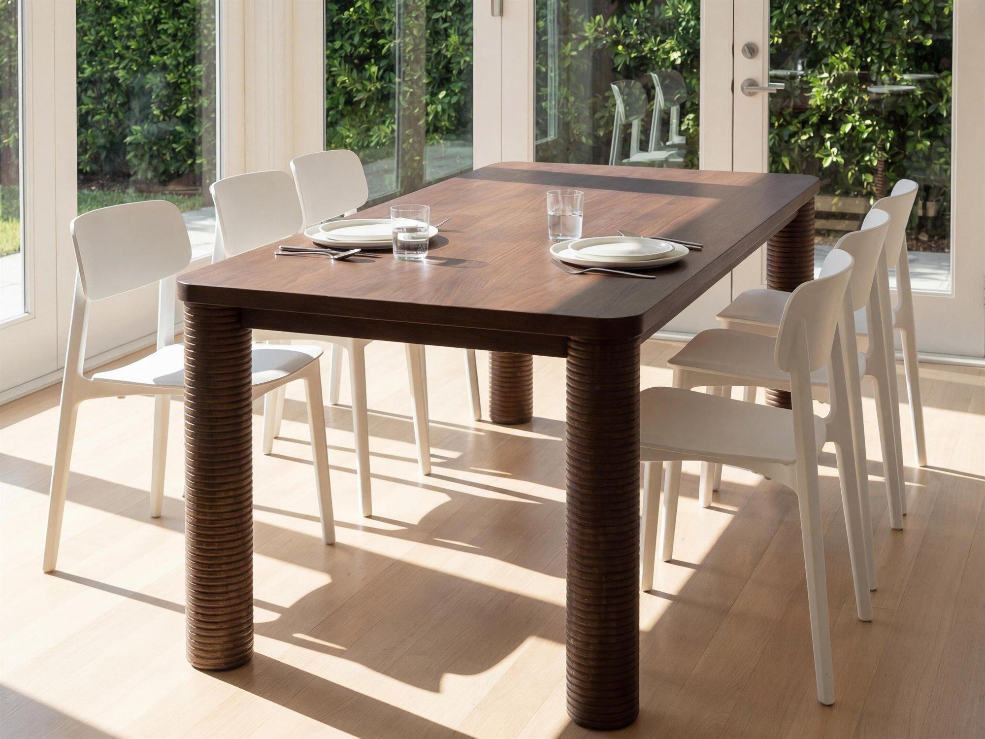 Urbia Luna Mindi Wood Dining Room Set