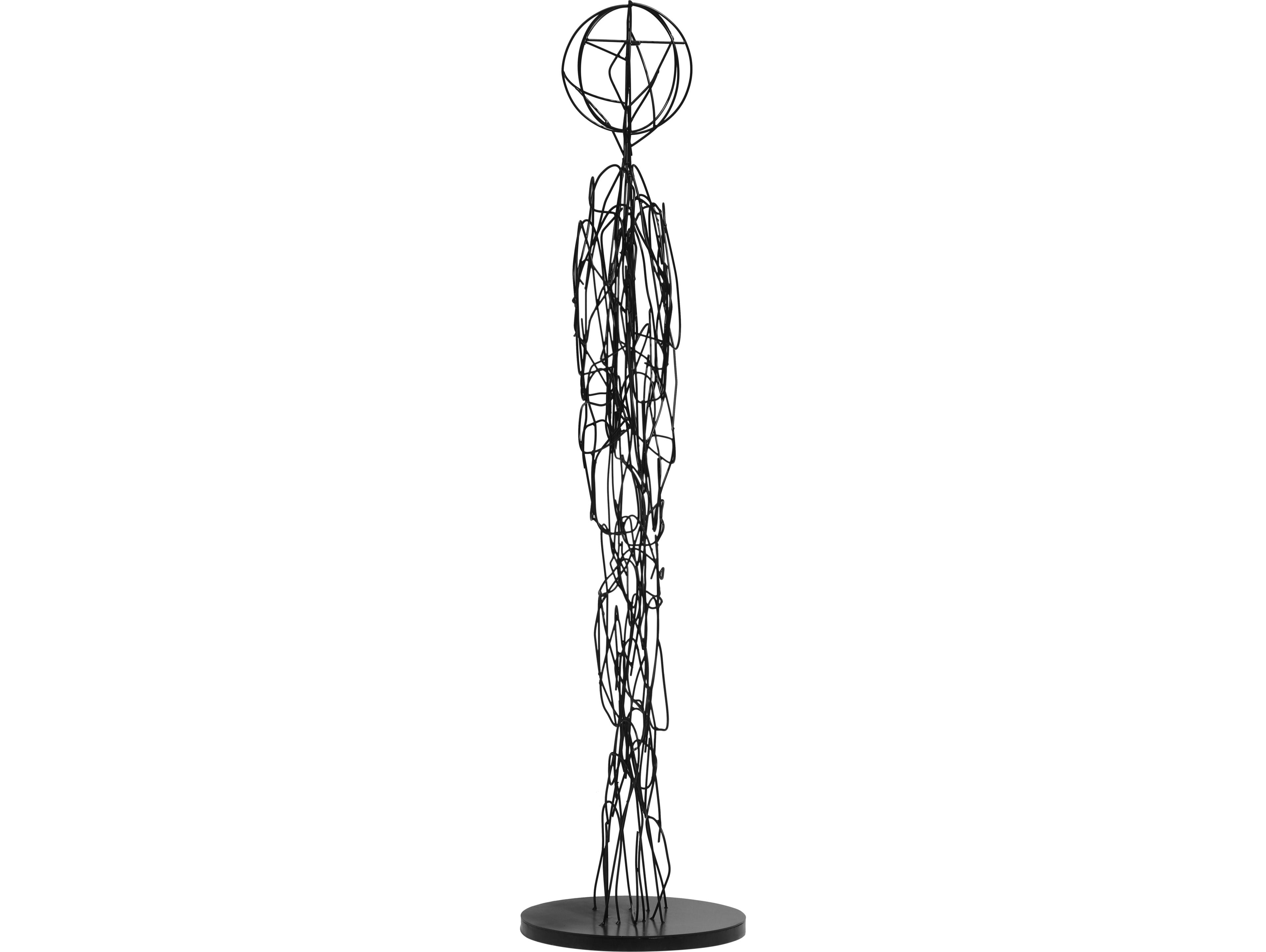 Urbia Naturals Black Mister Metal Sculpture