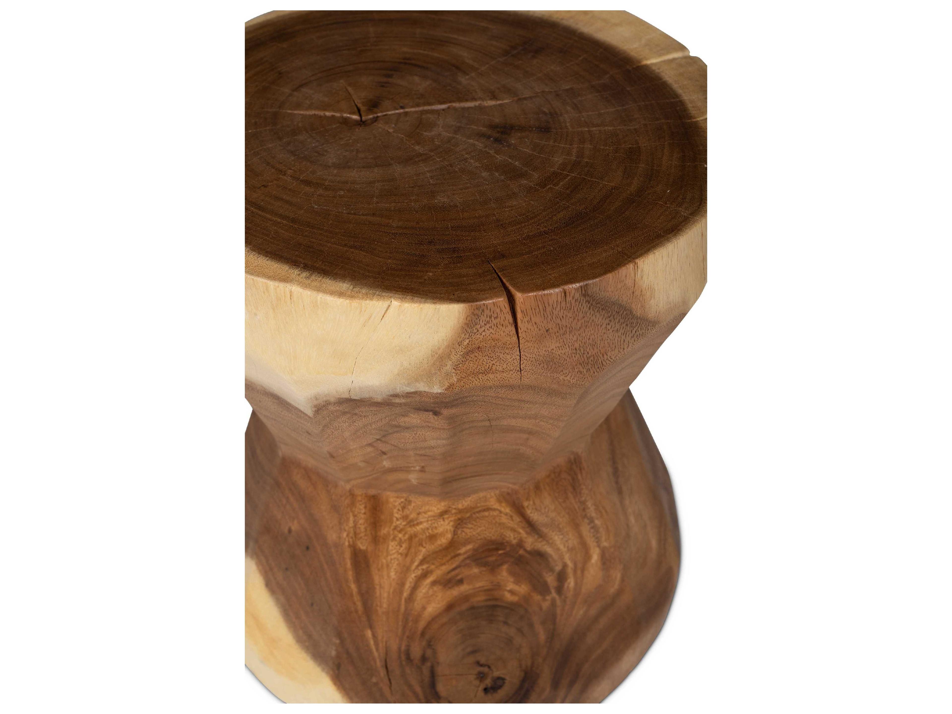 Urbia Naturals Patcharee Natural Brown Accent Stool
