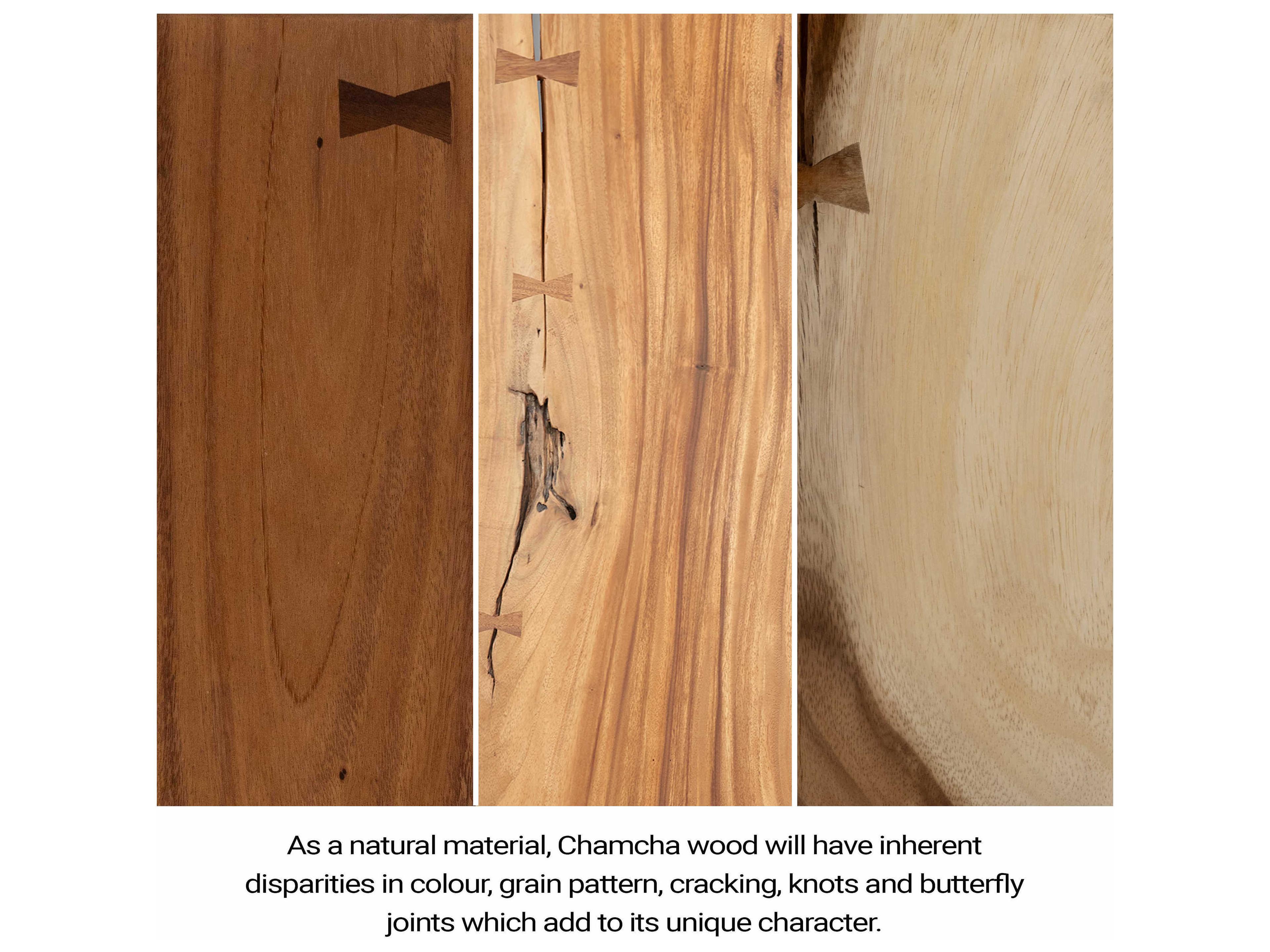 Urbia Naturals Asnee Natural Brown Accent Stool