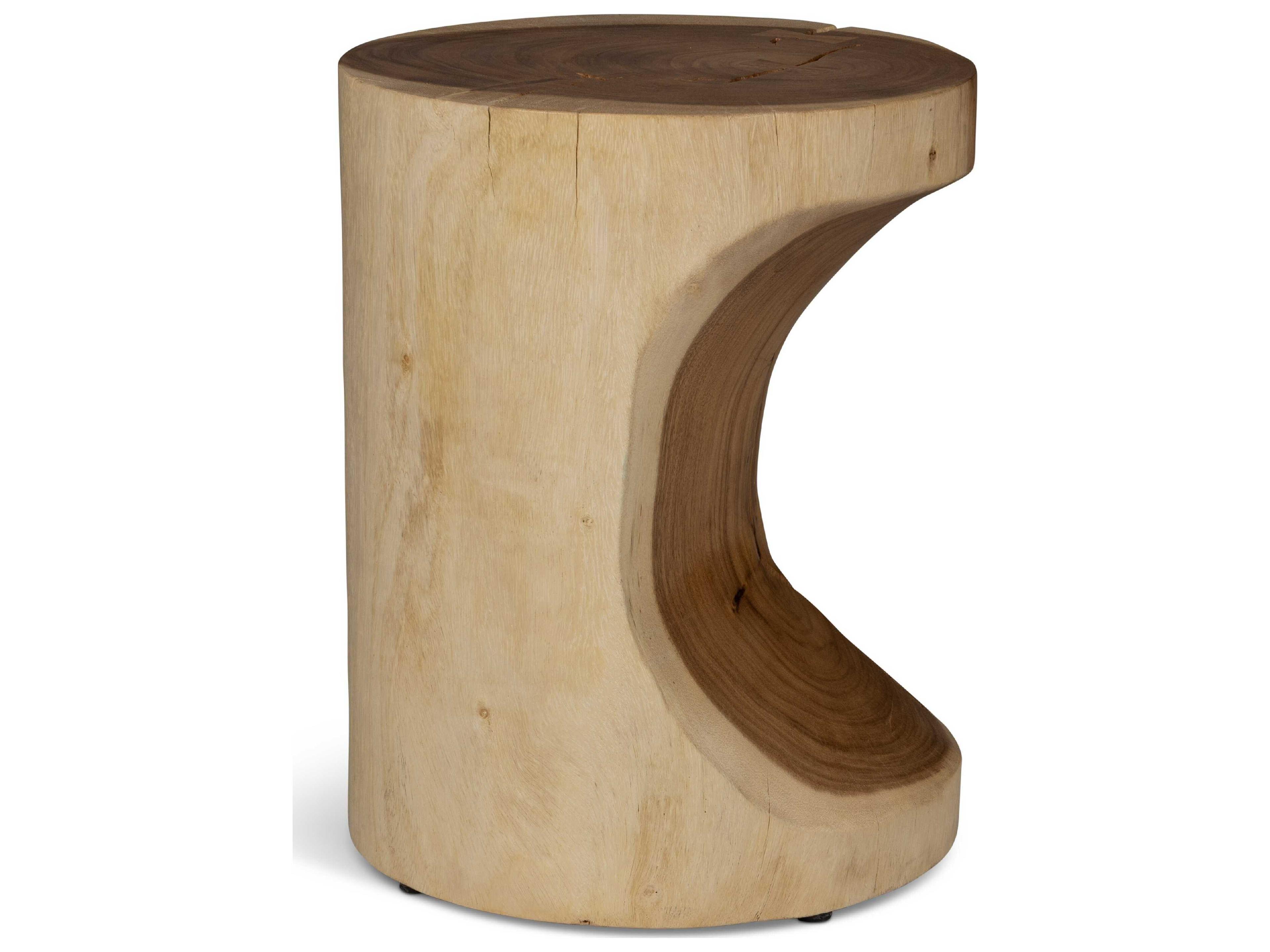 Urbia Naturals Prisana Natural Beige Accent Stool
