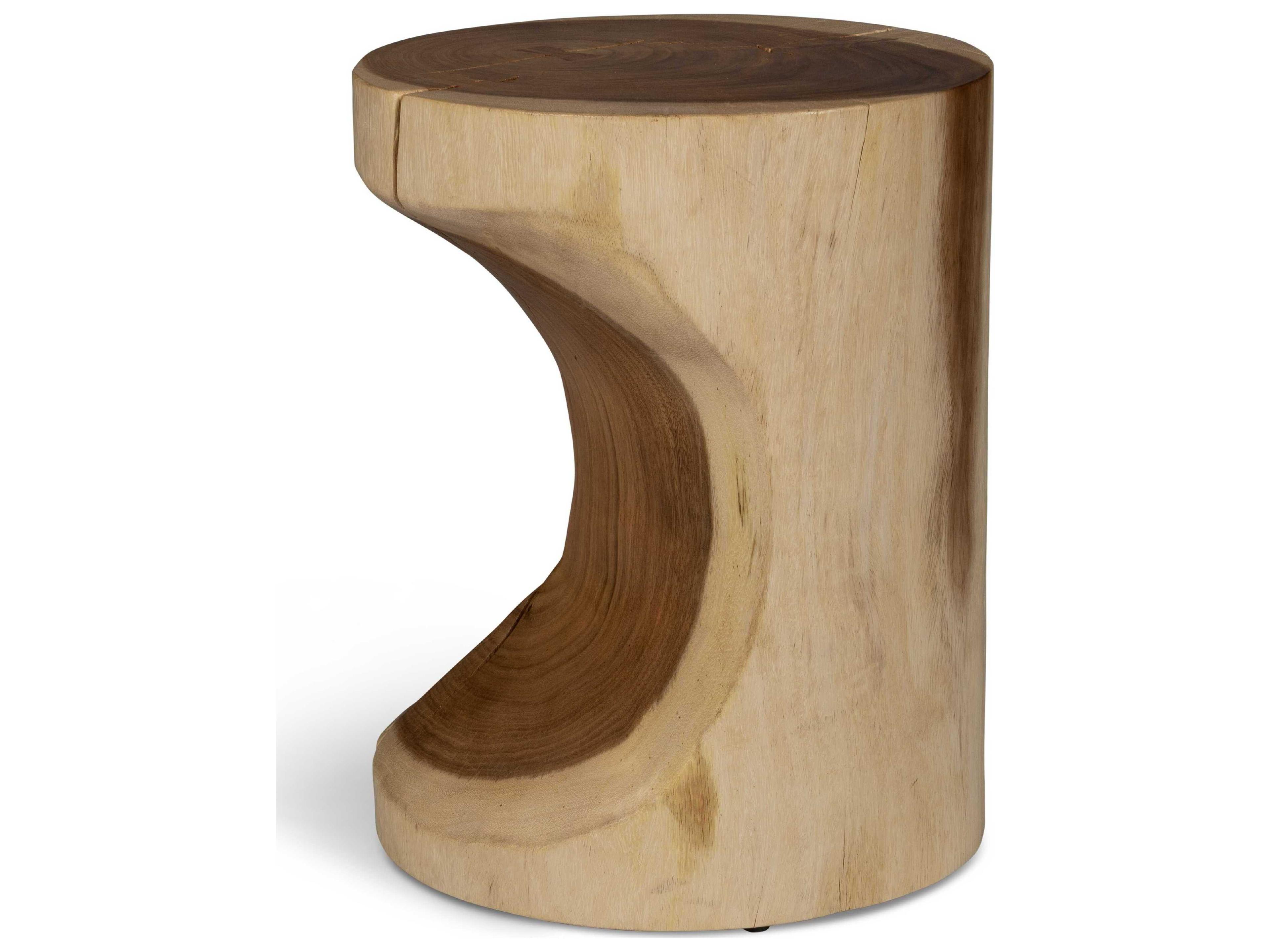 Urbia Naturals Prisana Natural Beige Accent Stool