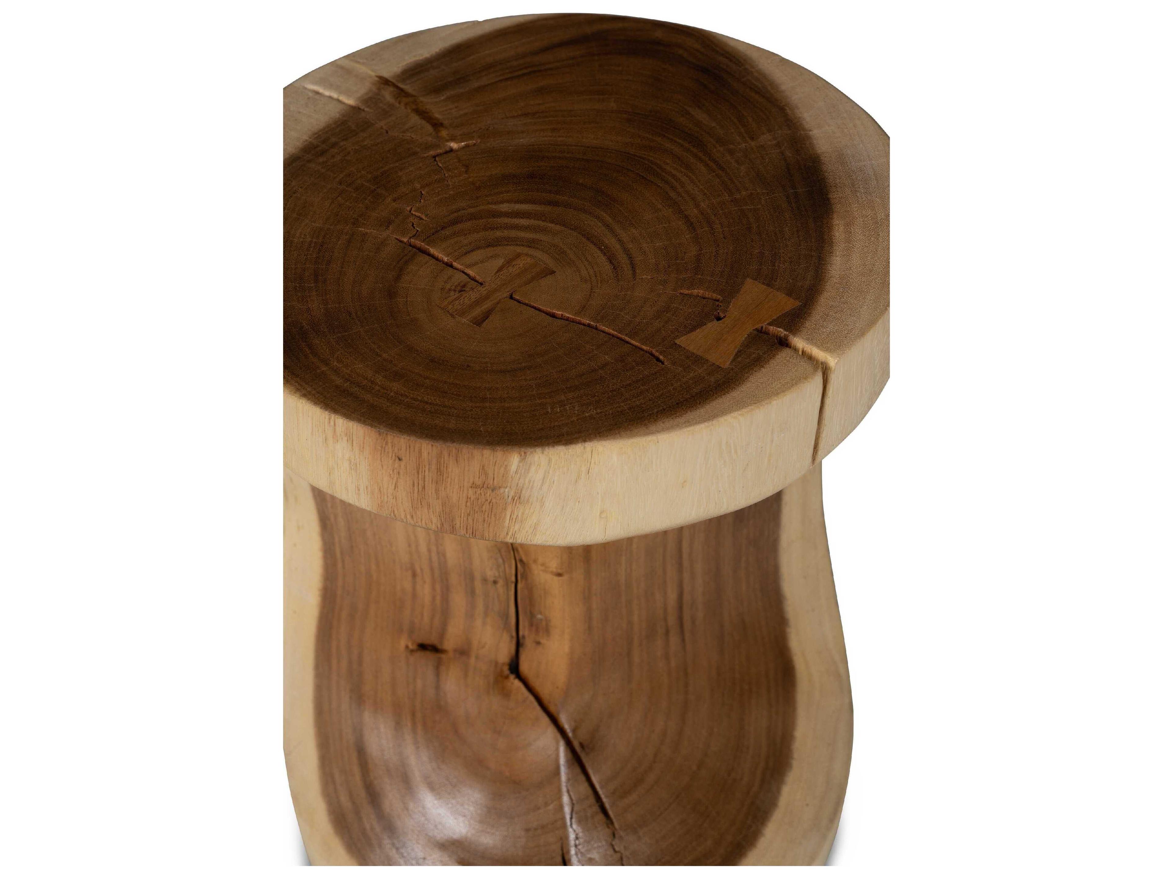 Urbia Naturals Prisana Natural Beige Accent Stool