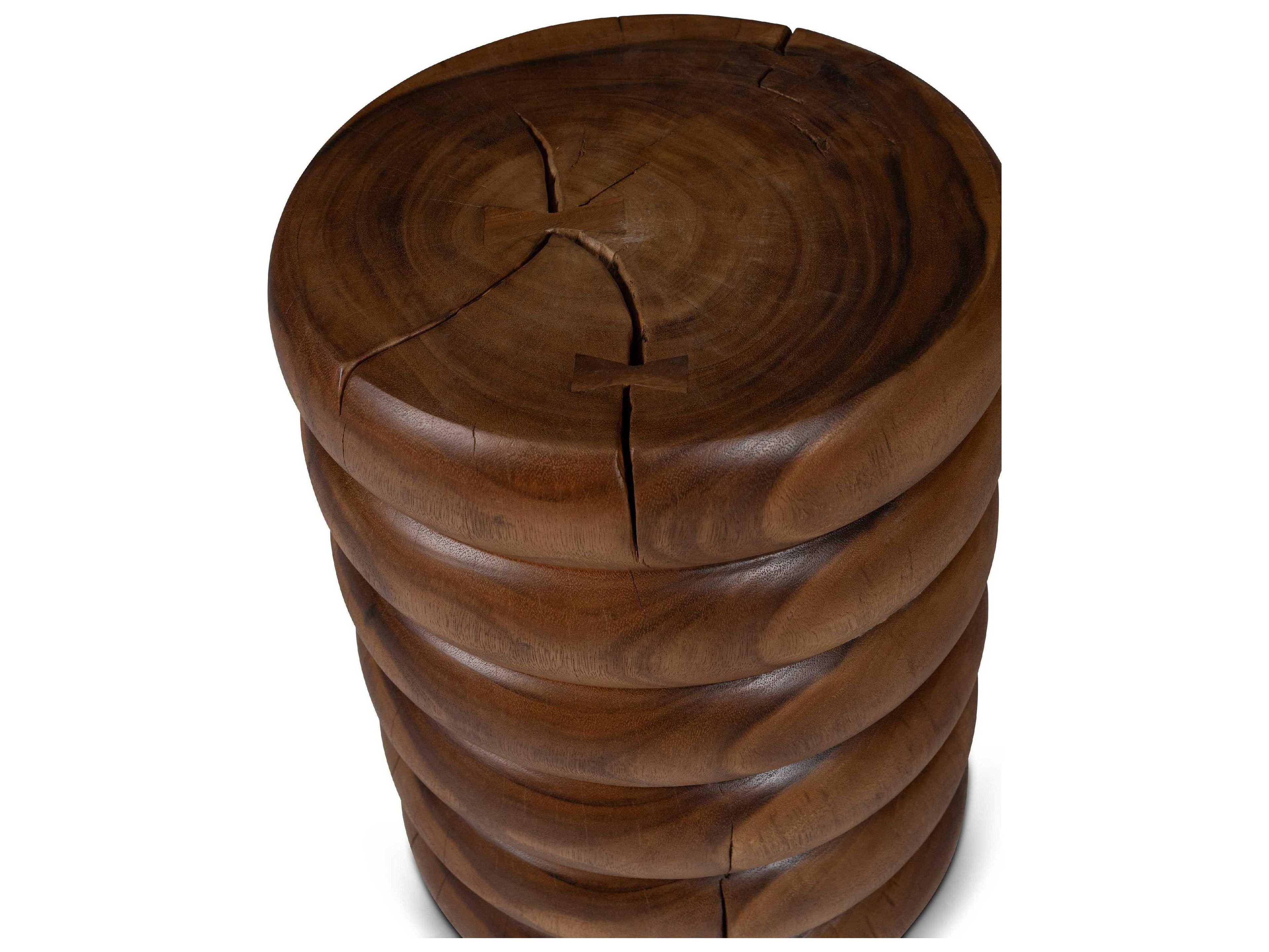 Urbia Naturals Chaiya Natural Brown Accent Stool