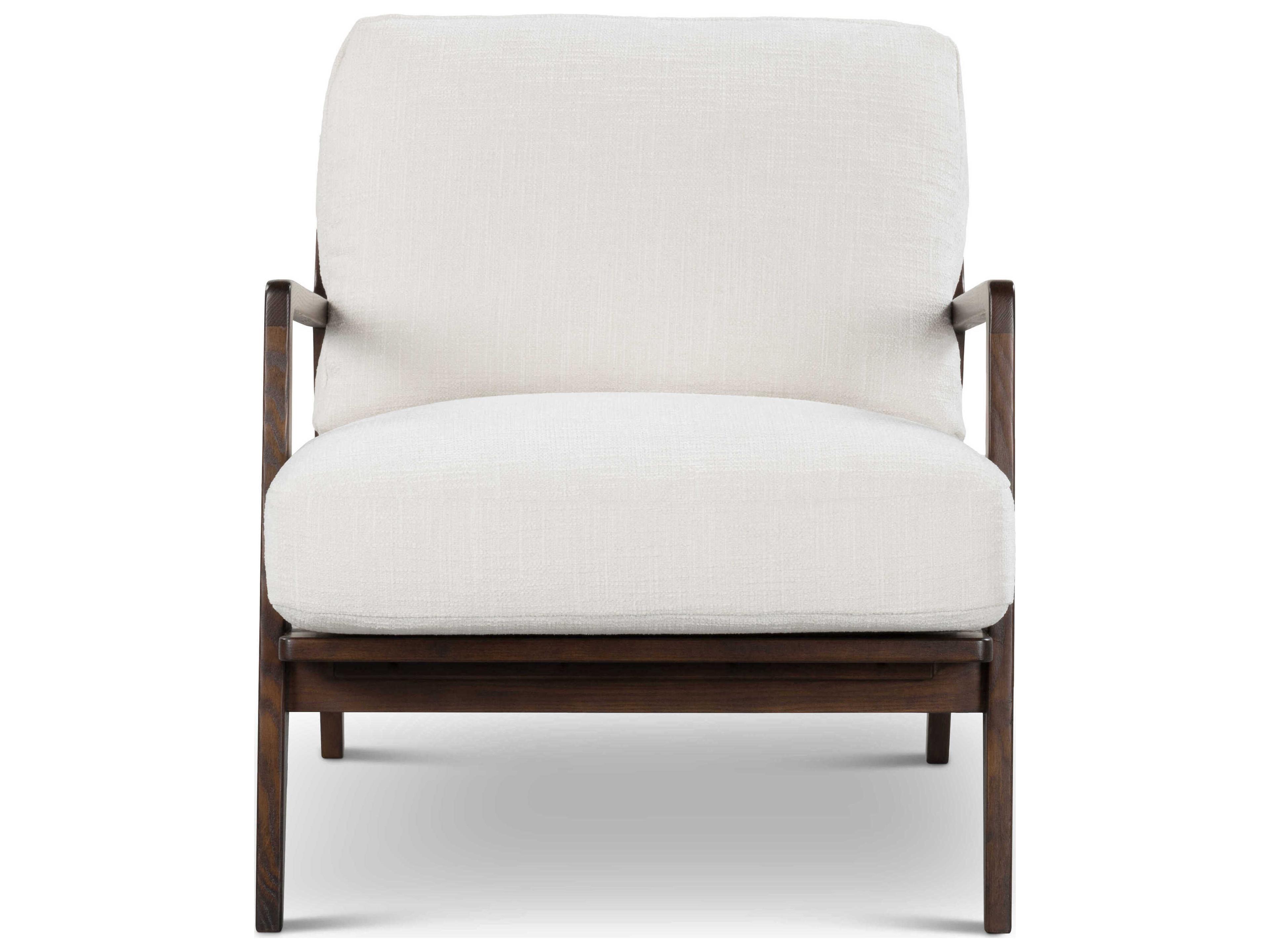 Urbia Carmelo Walnut Upholstered Accent Chair
