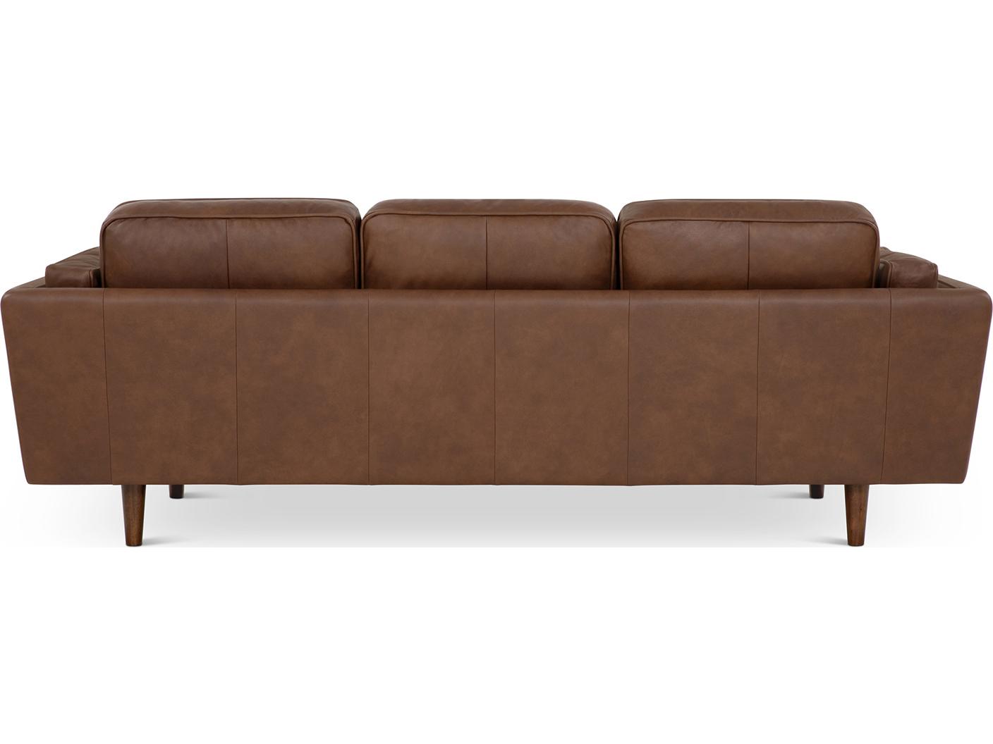 Urbia Brooklyn Dark Brown Leather Sofa