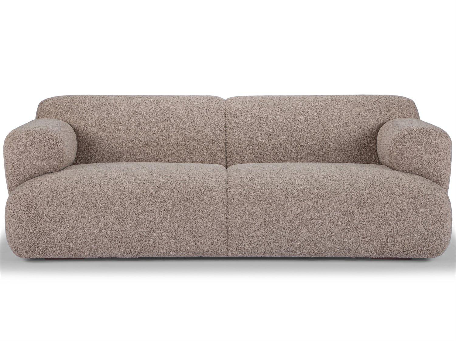 Urbia Metro Kuma Camel Brown Upholstered Sofa