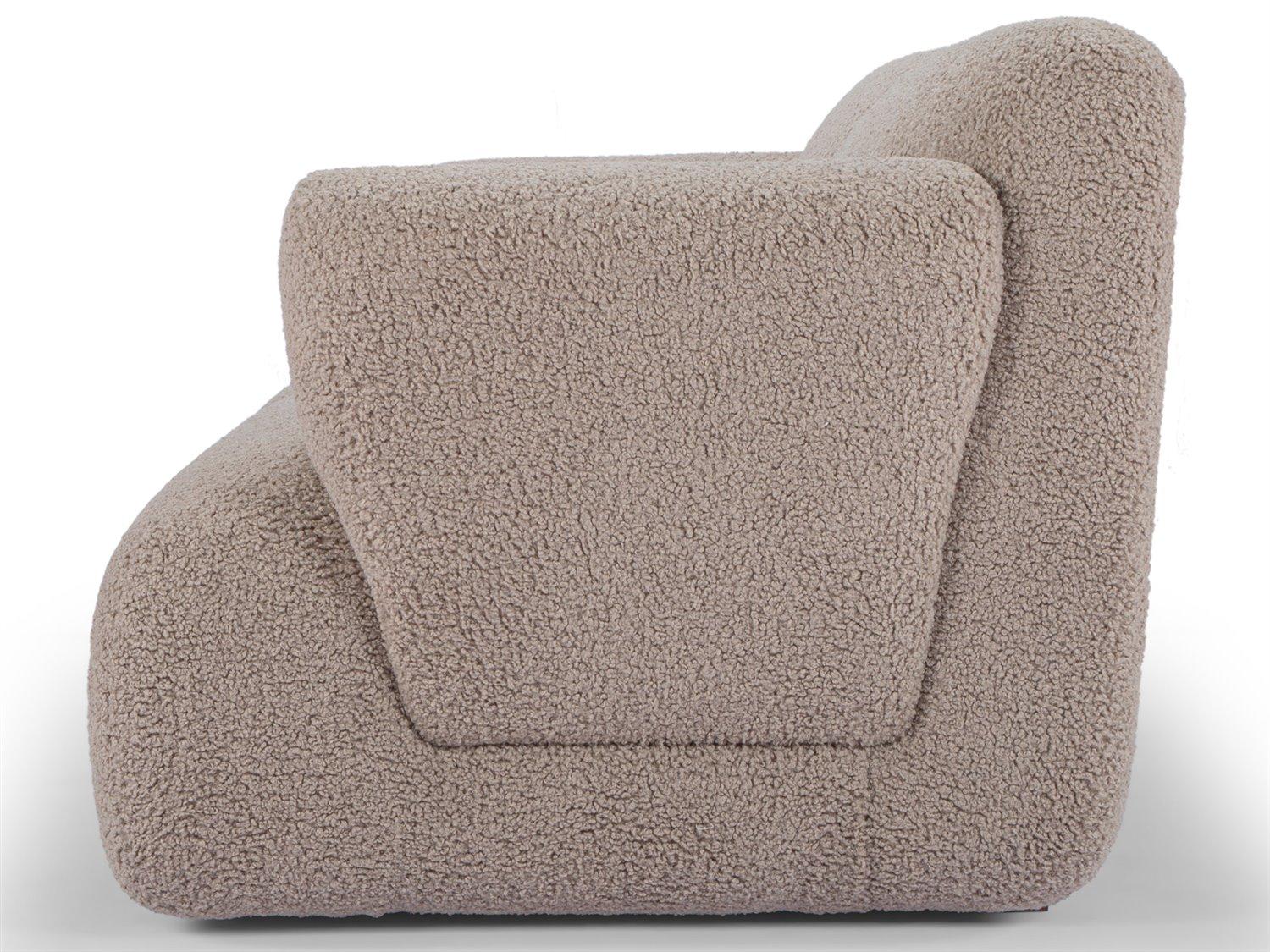 Urbia Metro Kuma Camel Brown Upholstered Sofa