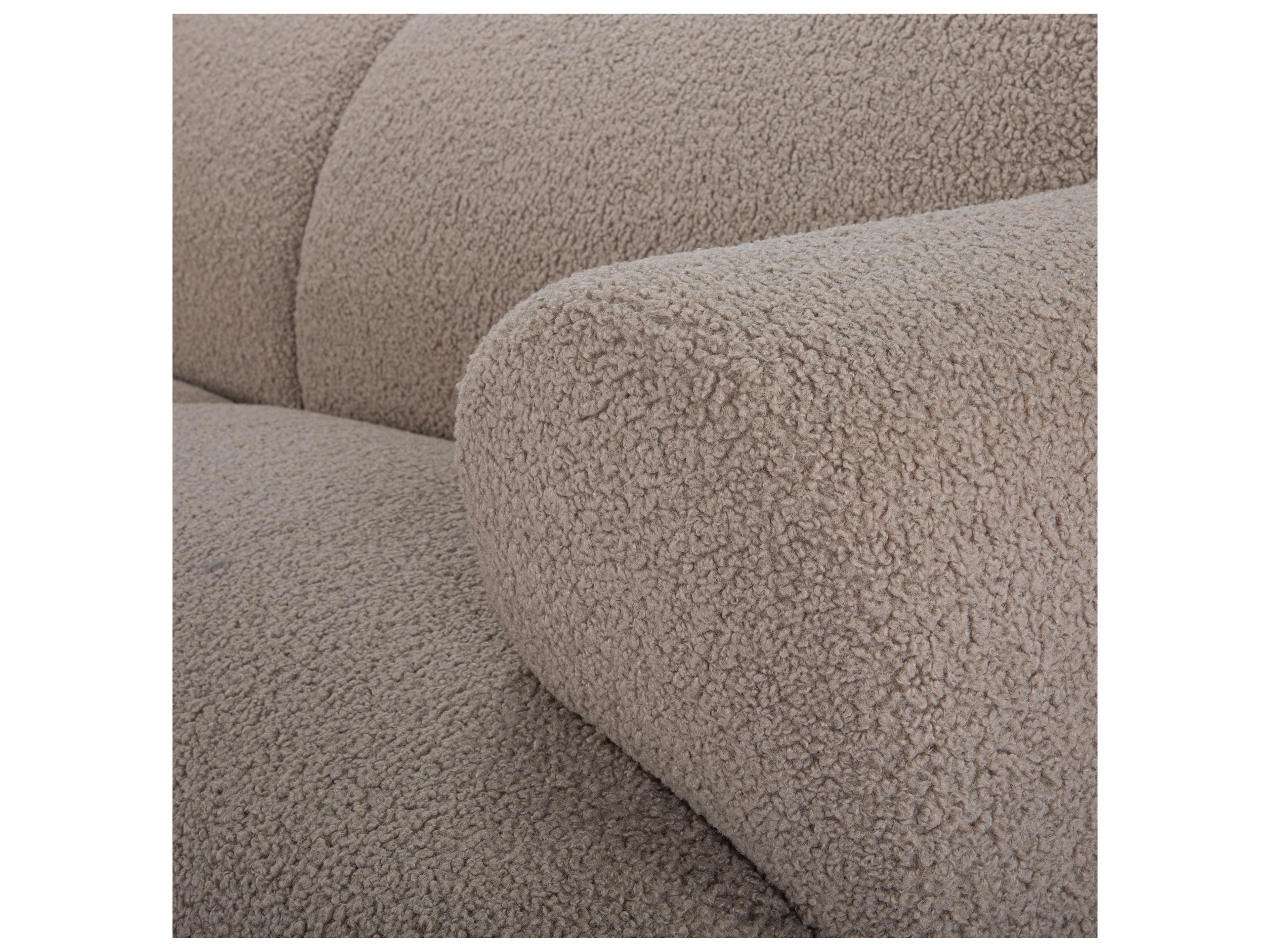 Urbia Metro Kuma Camel Brown Upholstered Sofa