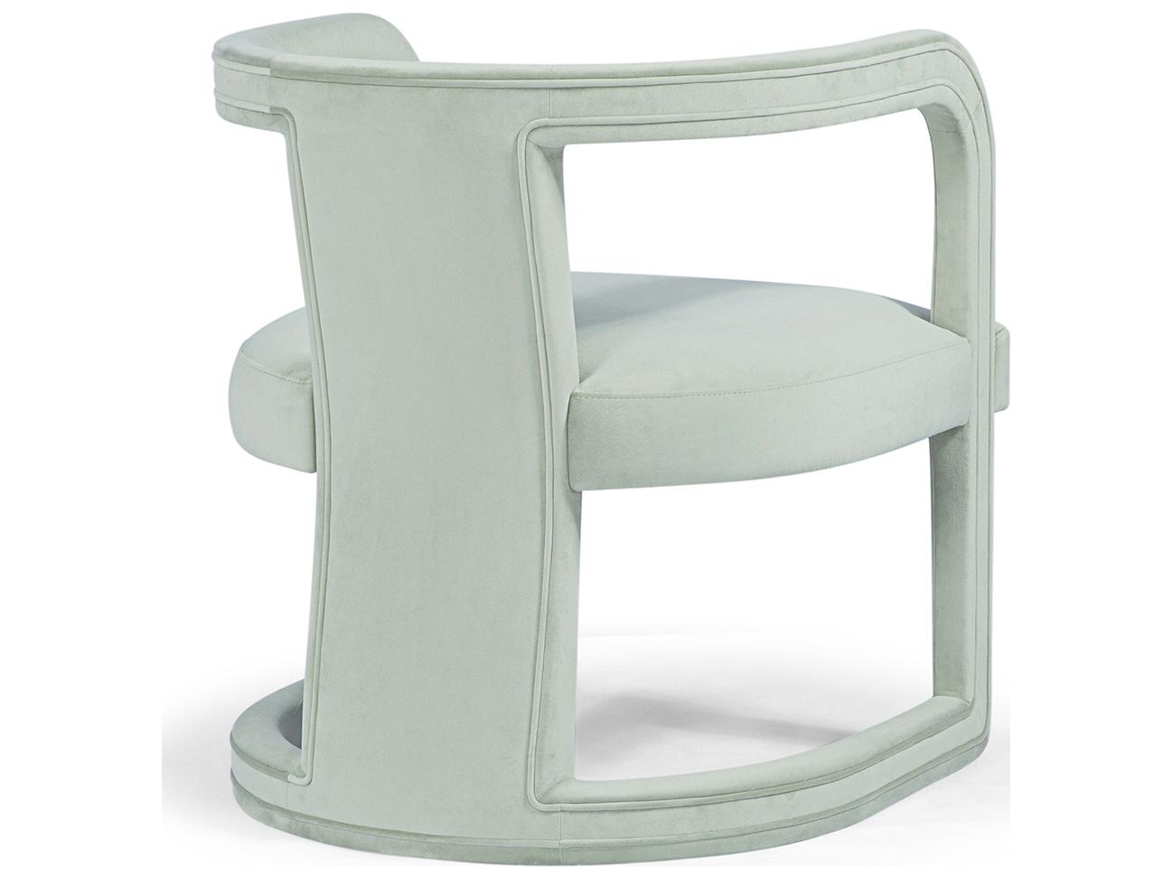 Urbia Metro Green Velvet Accent Chair