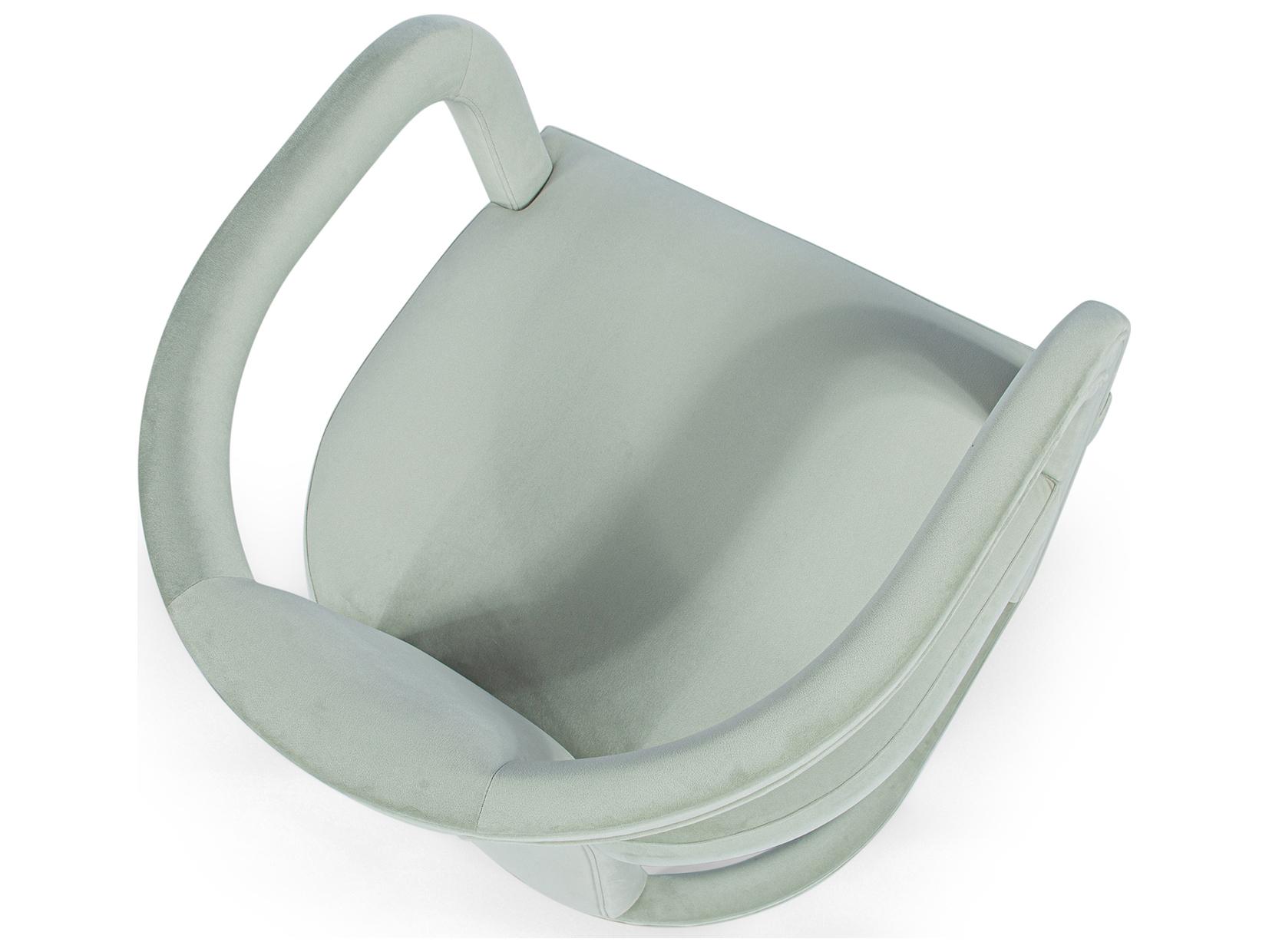 Urbia Metro Green Velvet Accent Chair