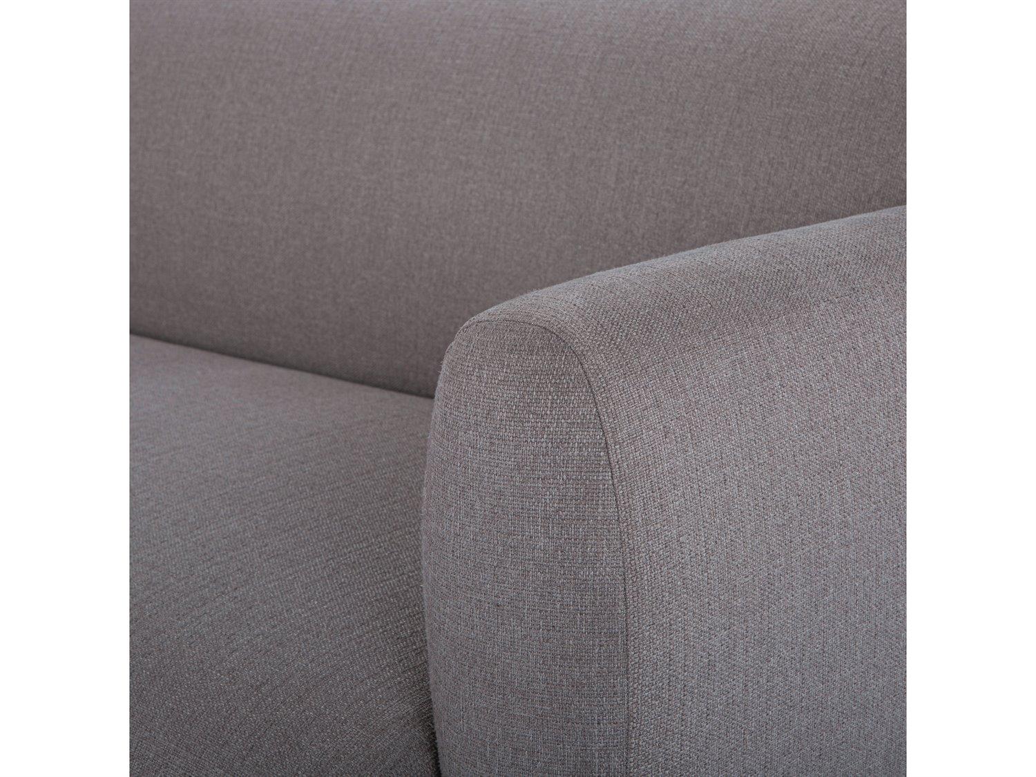 Urbia Metro Tulum Dark Brown Honey Oak Upholstered Sofa