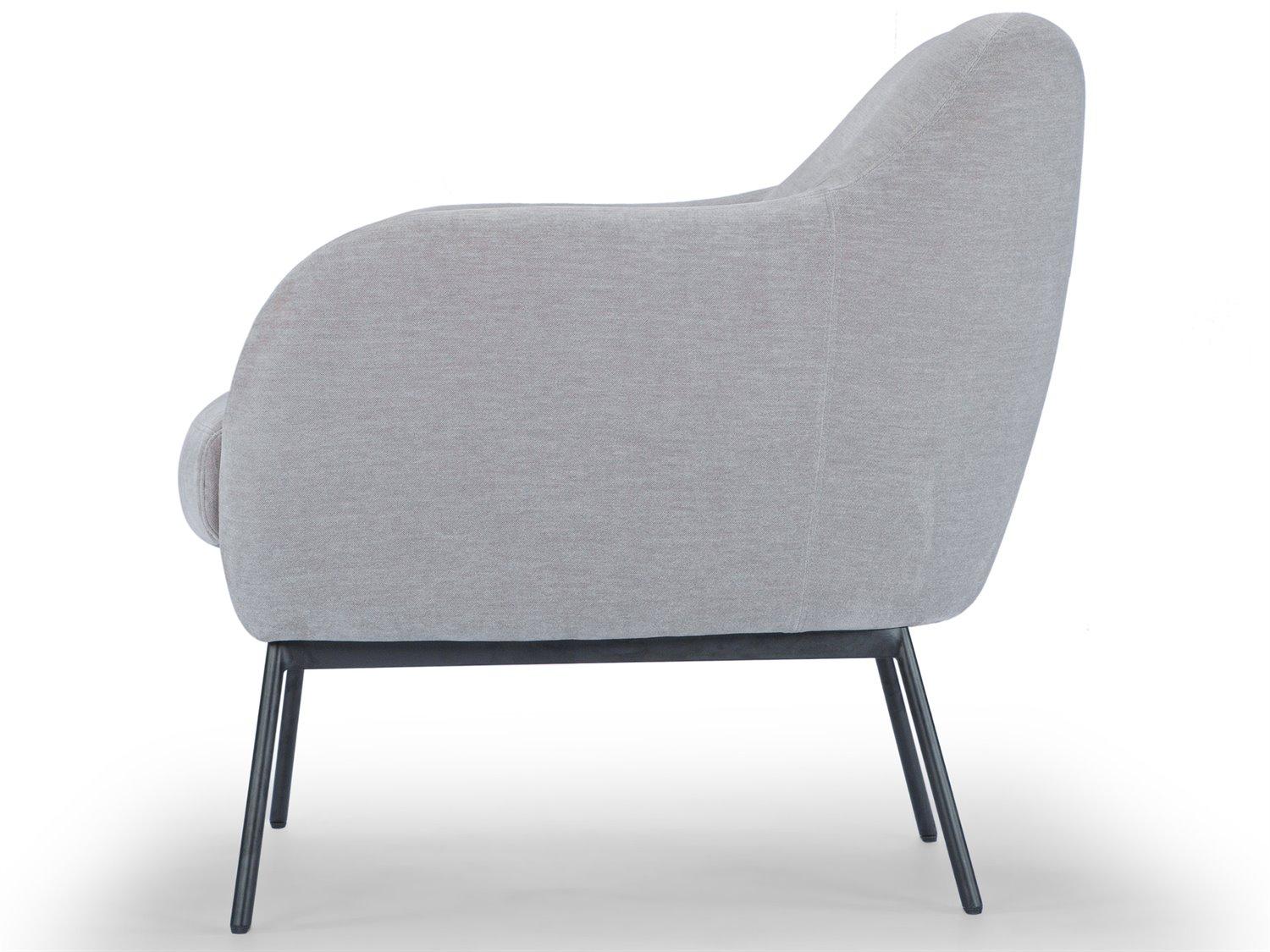 Urbia Metro Gray Accent Chair Zurich