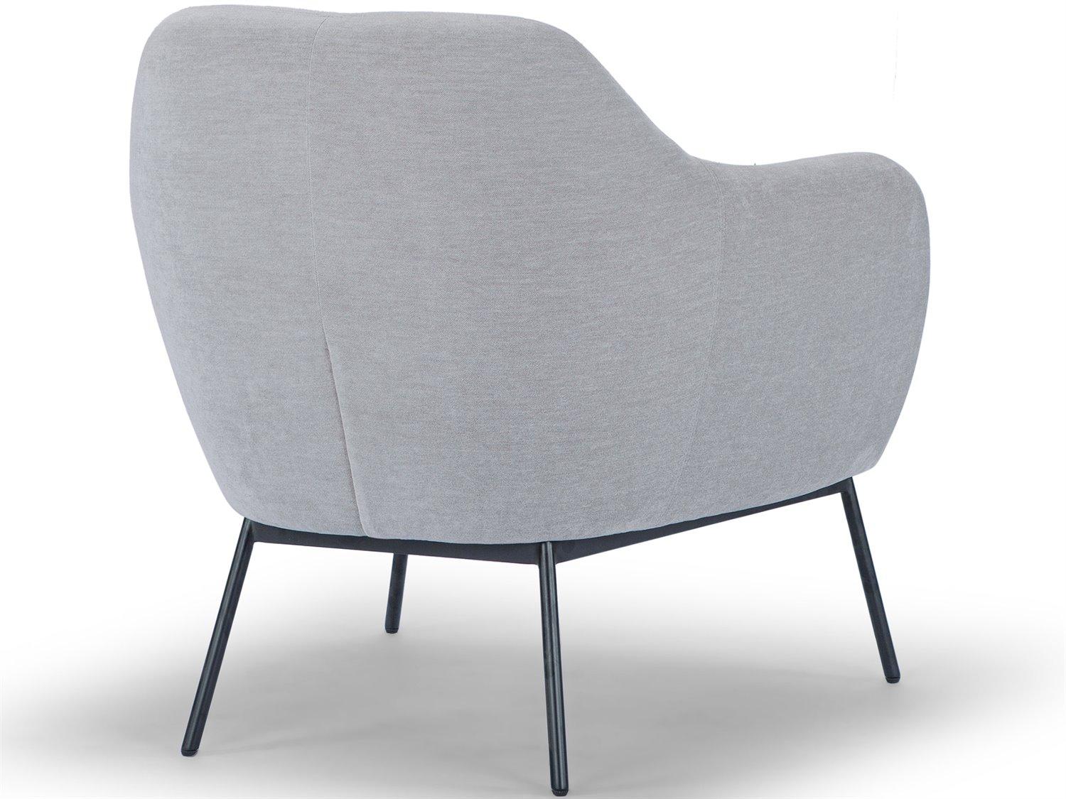 Urbia Metro Gray Accent Chair Zurich