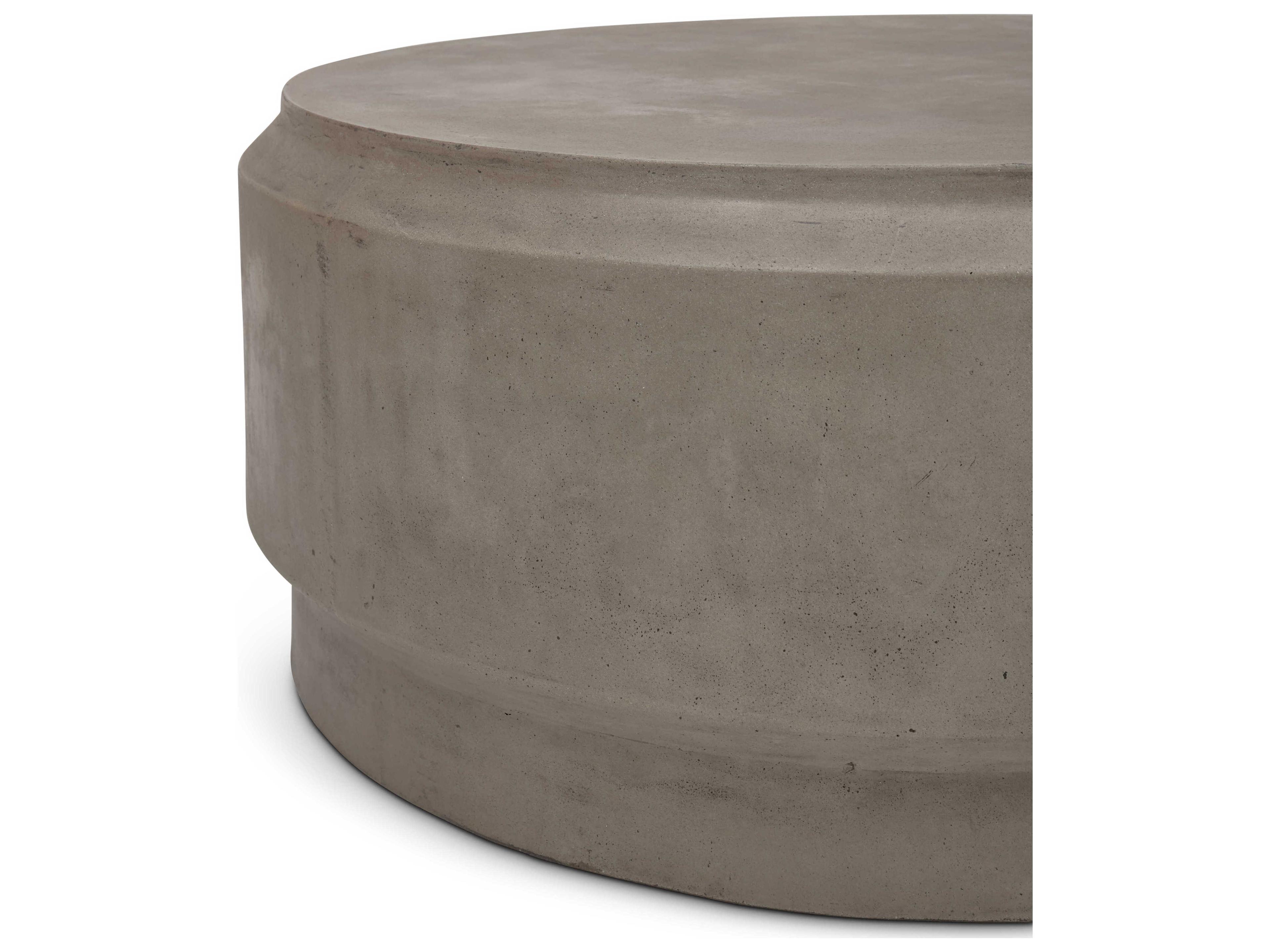 Urbia Mixx Round Concrete Dark Grey Coffee Table