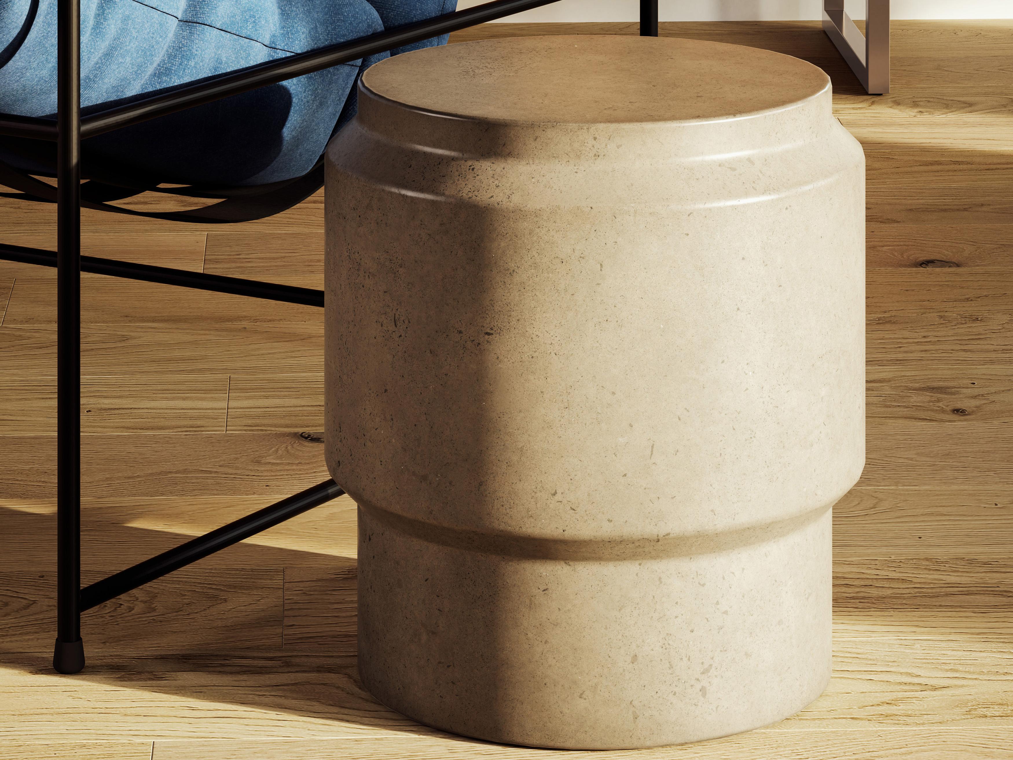 Urbia Mixx Concrete Dark Grey Accent Barrel Stool