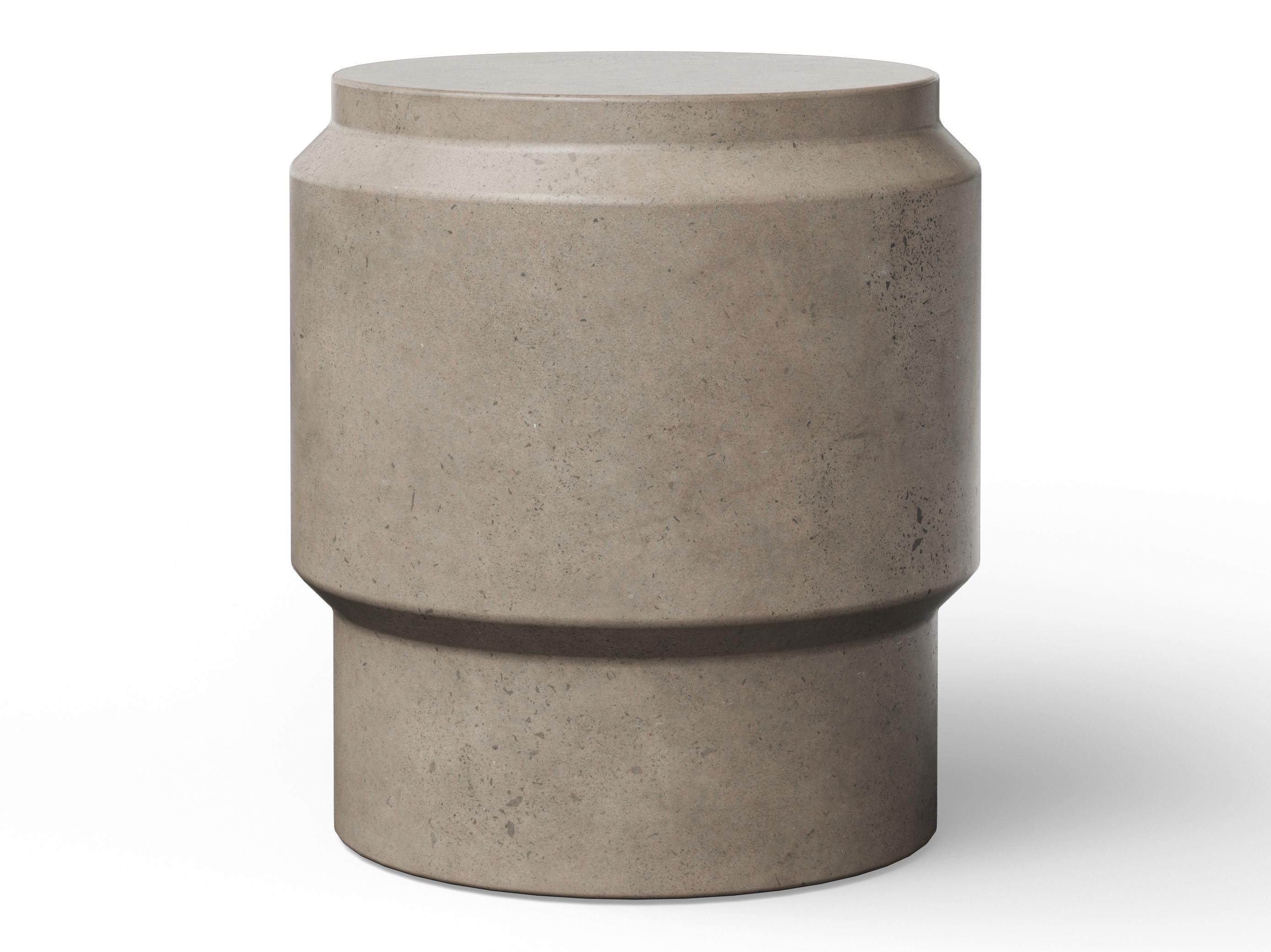 Urbia Mixx Concrete Dark Grey Accent Barrel Stool