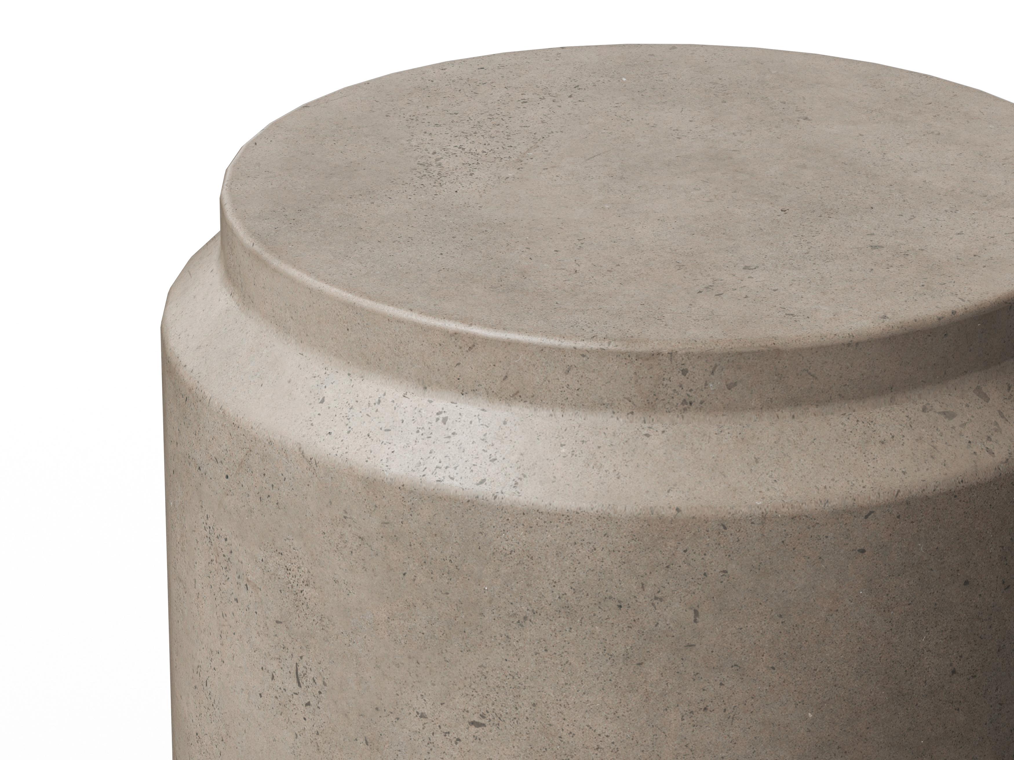 Urbia Mixx Concrete Dark Grey Accent Barrel Stool