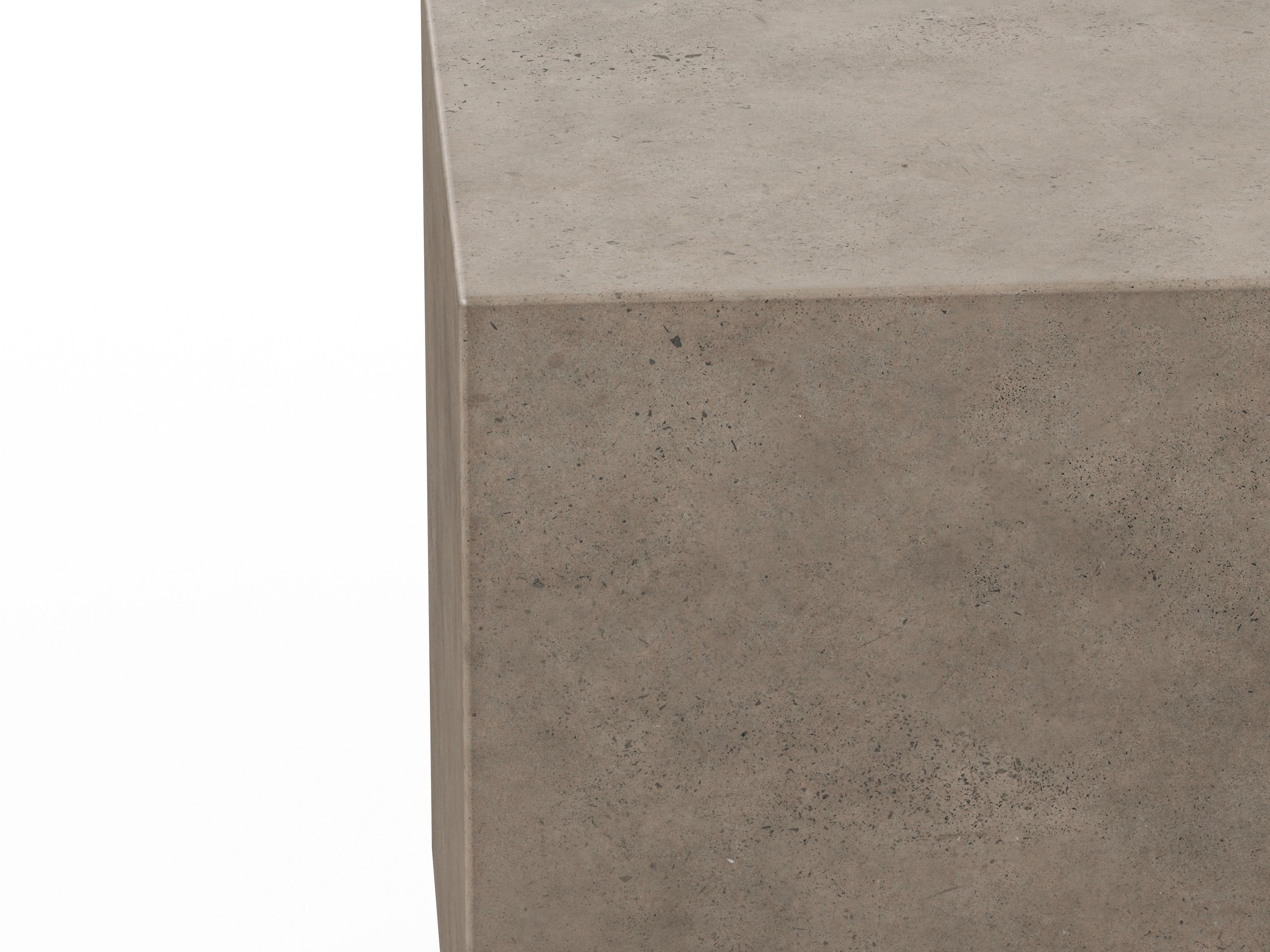Urbia Bloc Square Concrete End Table