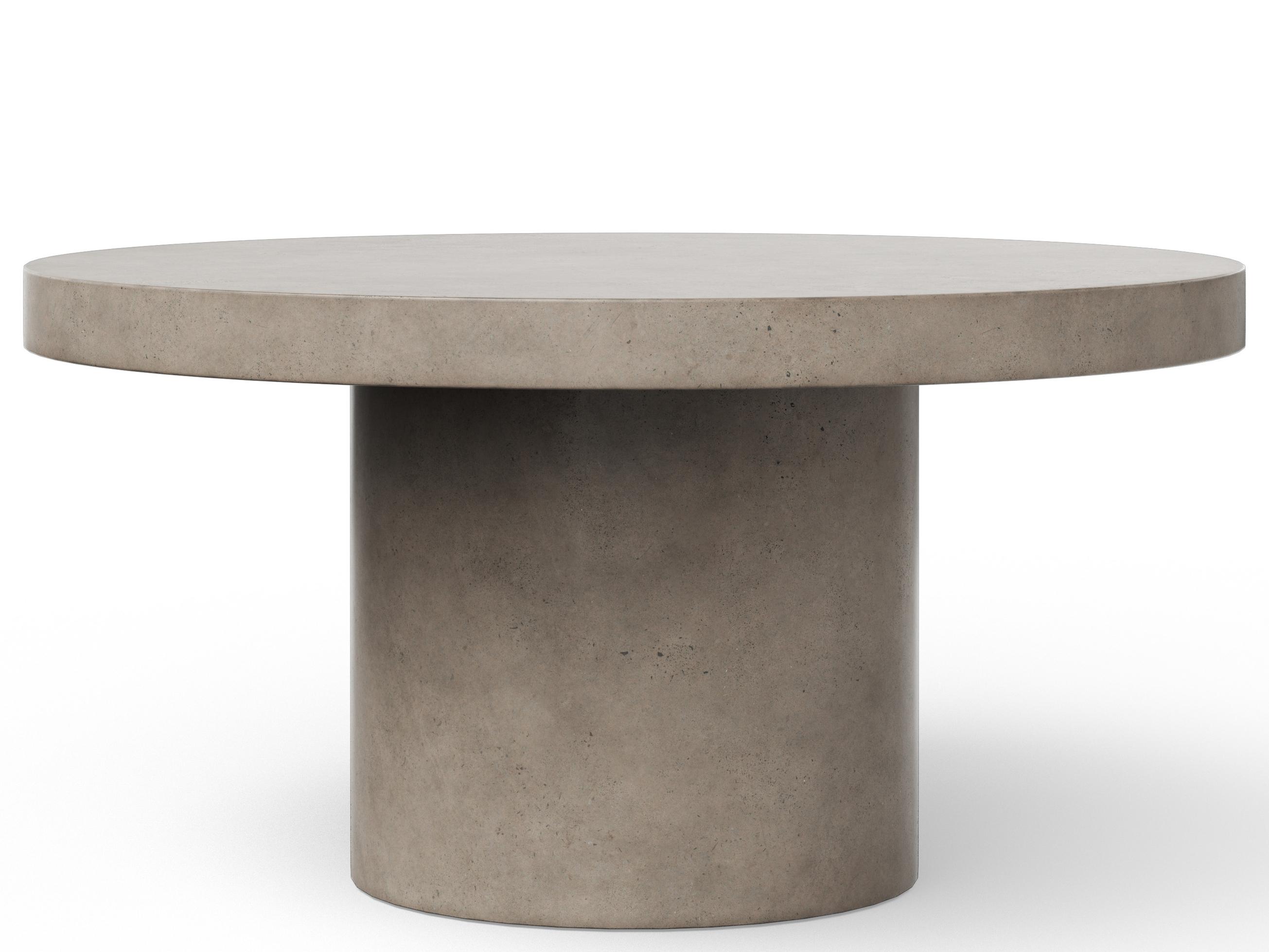 Urbia Mixx Circa Round Stone Dark Grey Dining Table