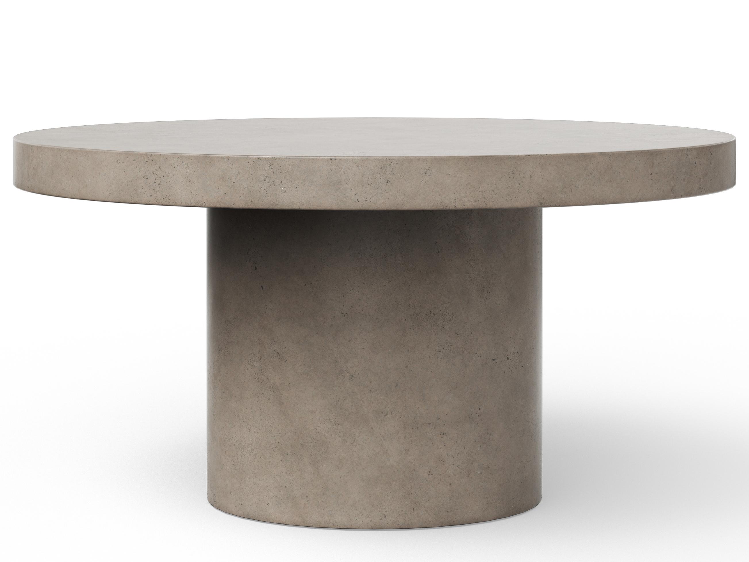 Urbia Mixx Circa Round Stone Dark Grey Dining Table