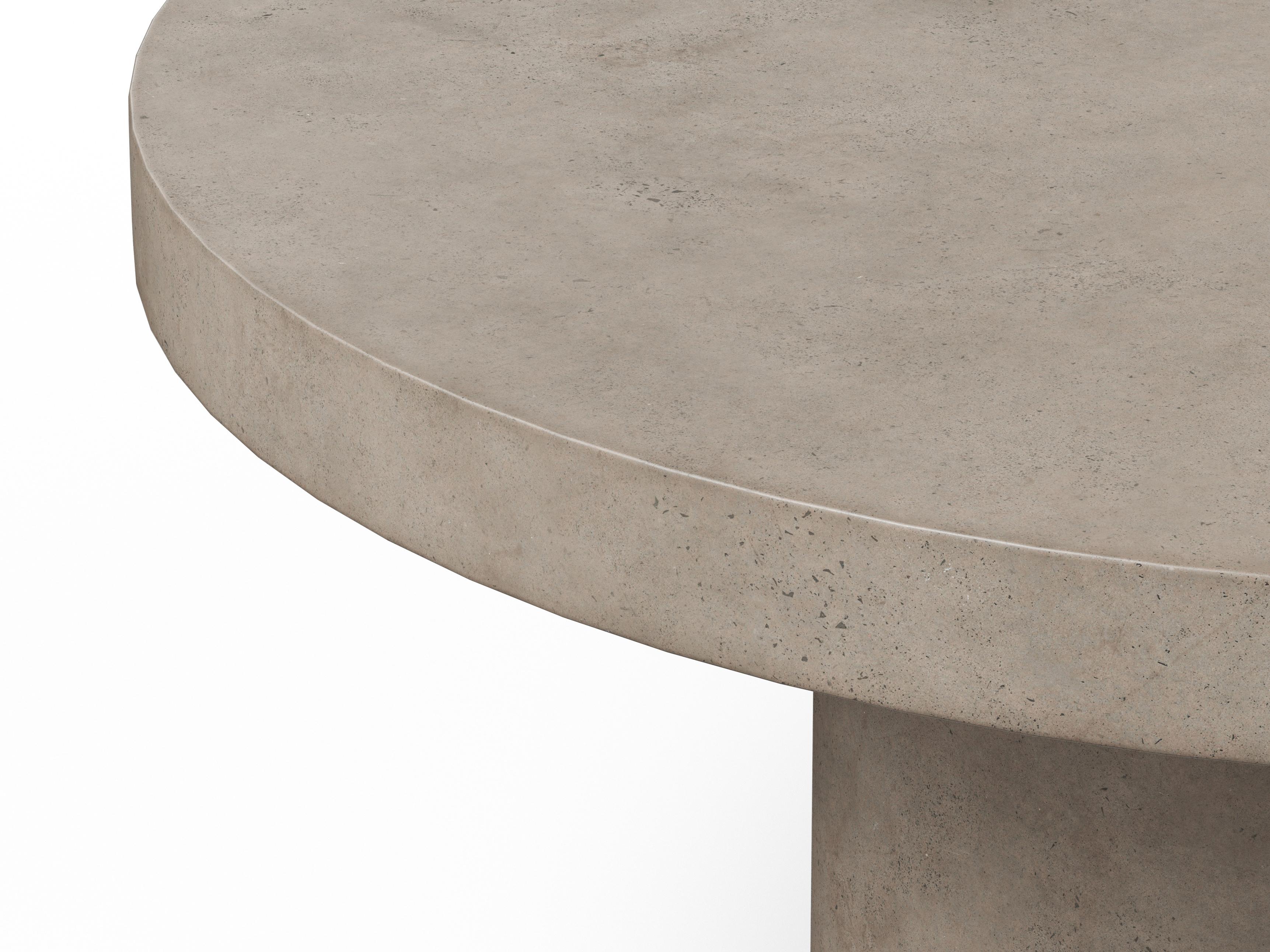 Urbia Mixx Circa Round Stone Dark Grey Dining Table