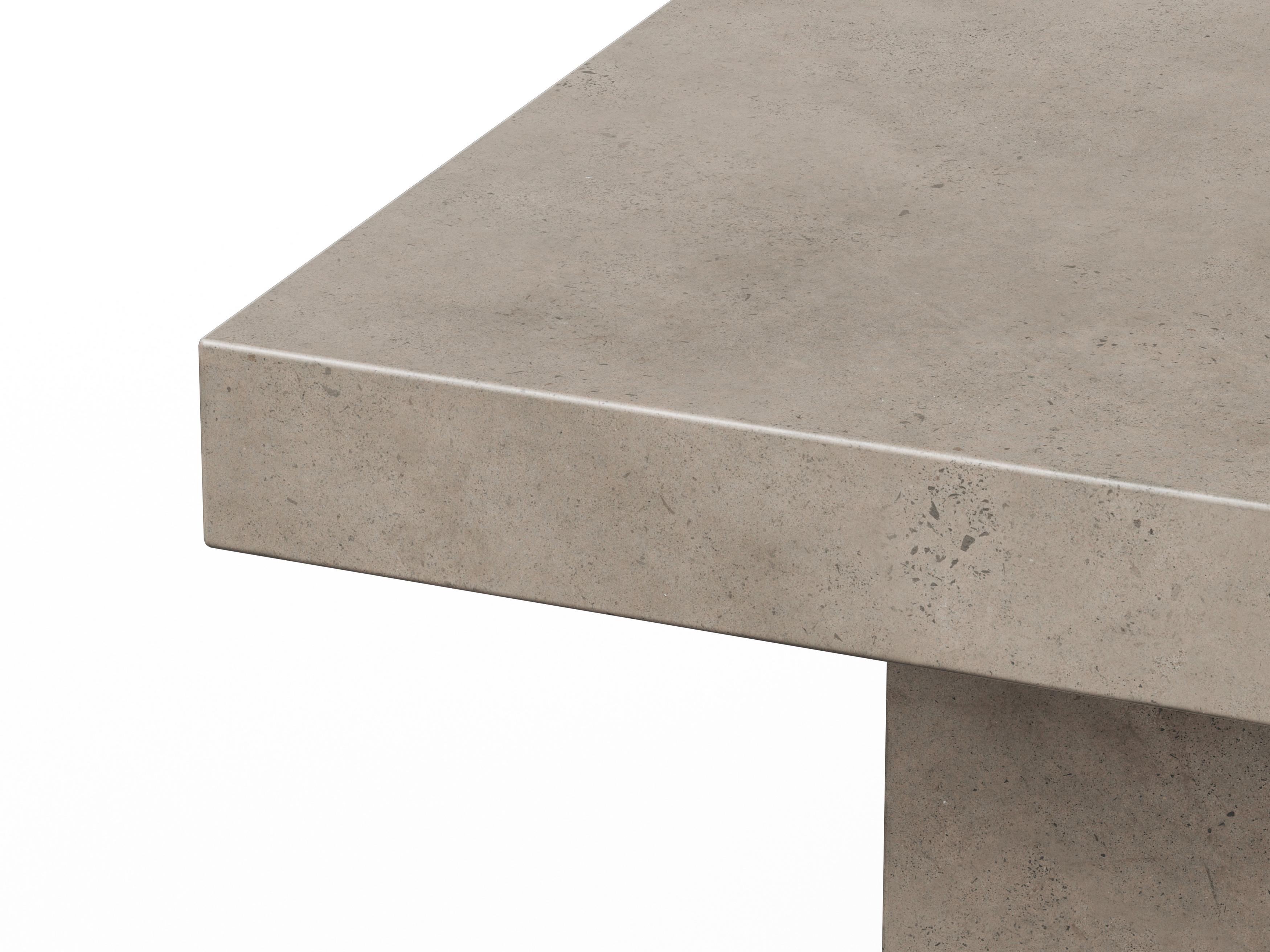 Urbia Mixx Elcor Rectangular Stone Dark Grey Dining Table