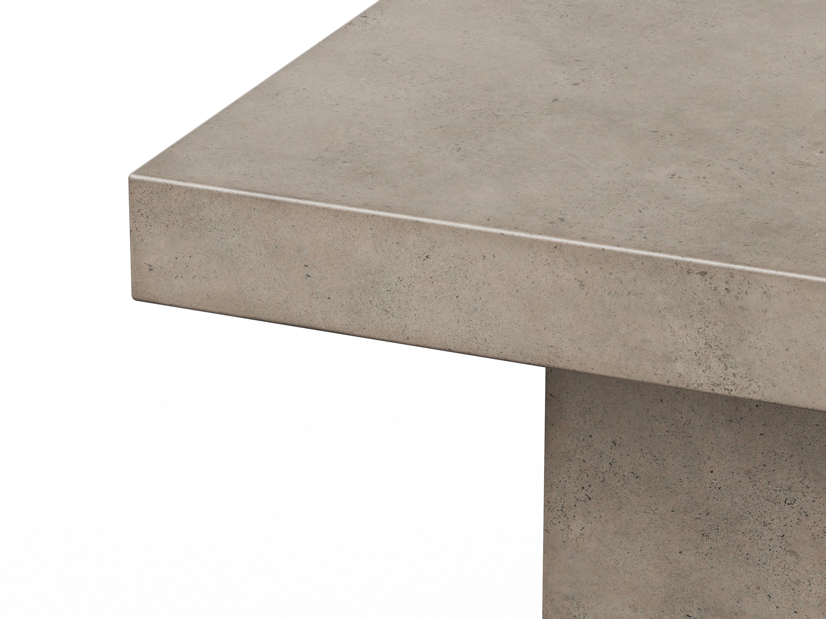 Urbia Mixx Elcor Concrete Bar Height Dining Table x 70.75" Dark Grey