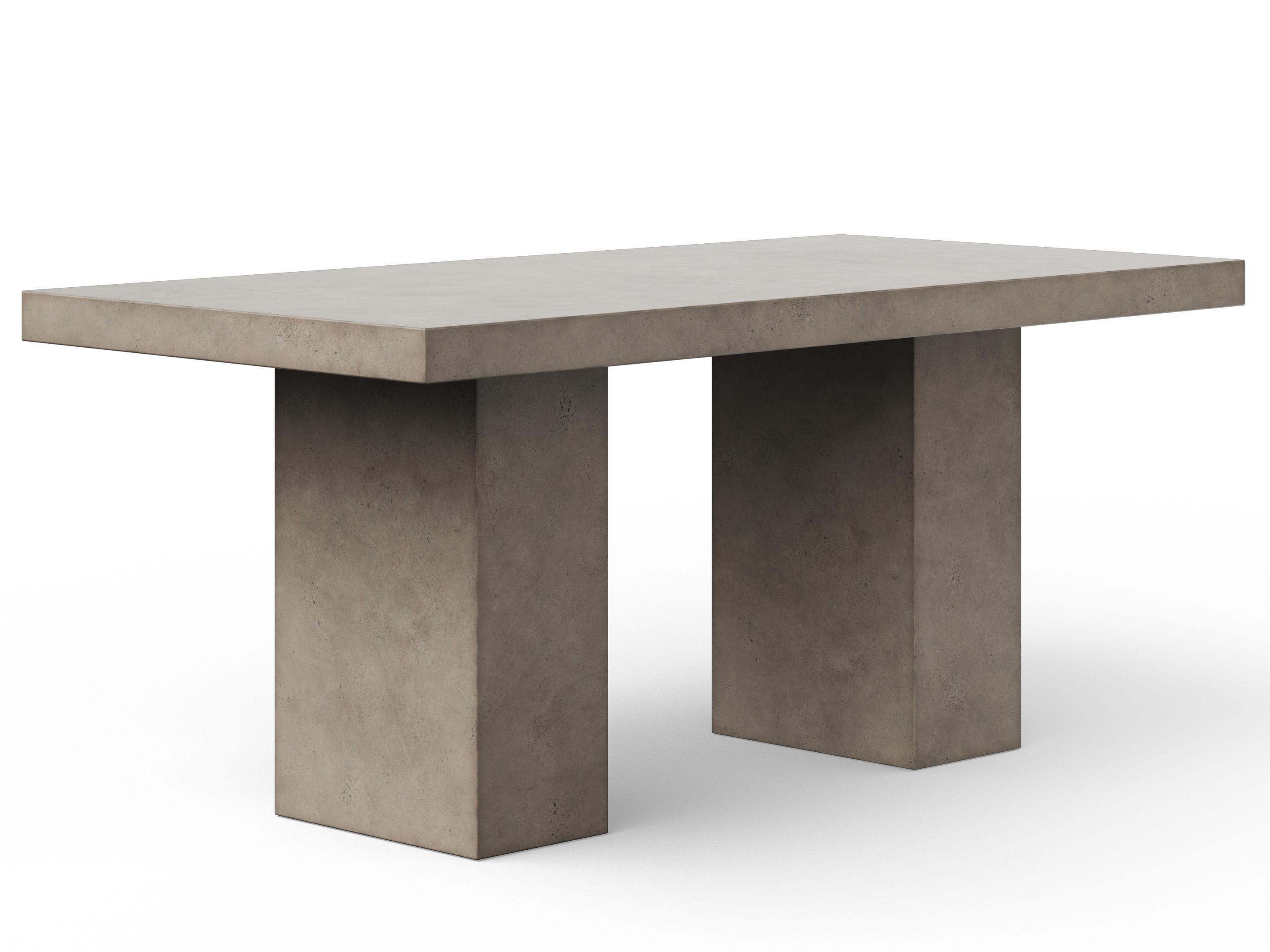 Urbia Mixx Rectangular Concrete Elcor Bar Table