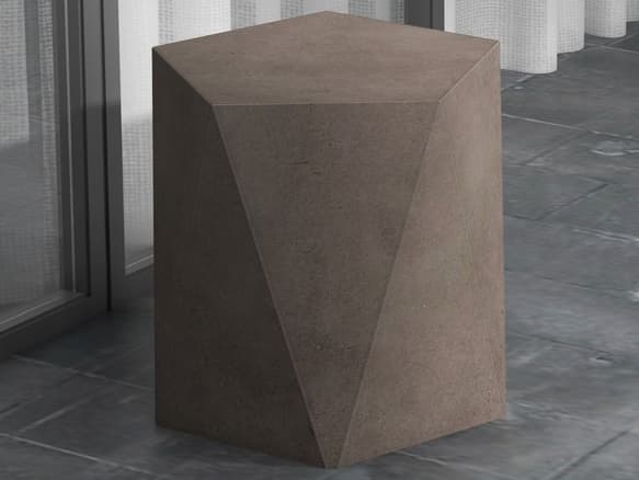 Urbia Mixx Concrete Kelson Stool Dark Grey