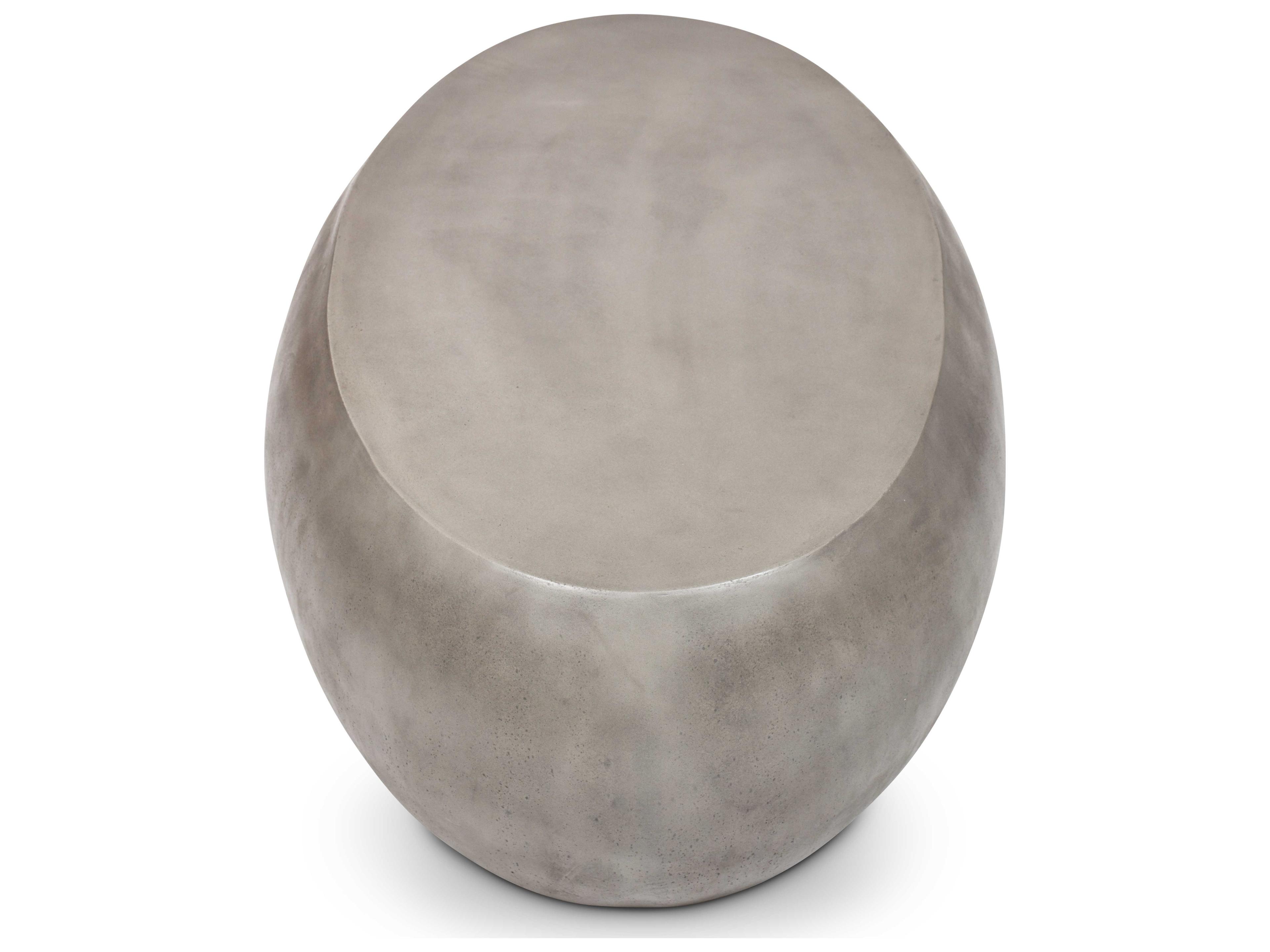 Urbia Pebble Oval Concrete Coffee Table