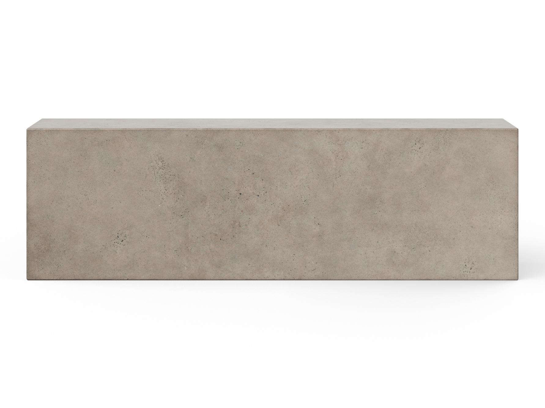 Urbia Una Concrete Dark Grey Accent Bench