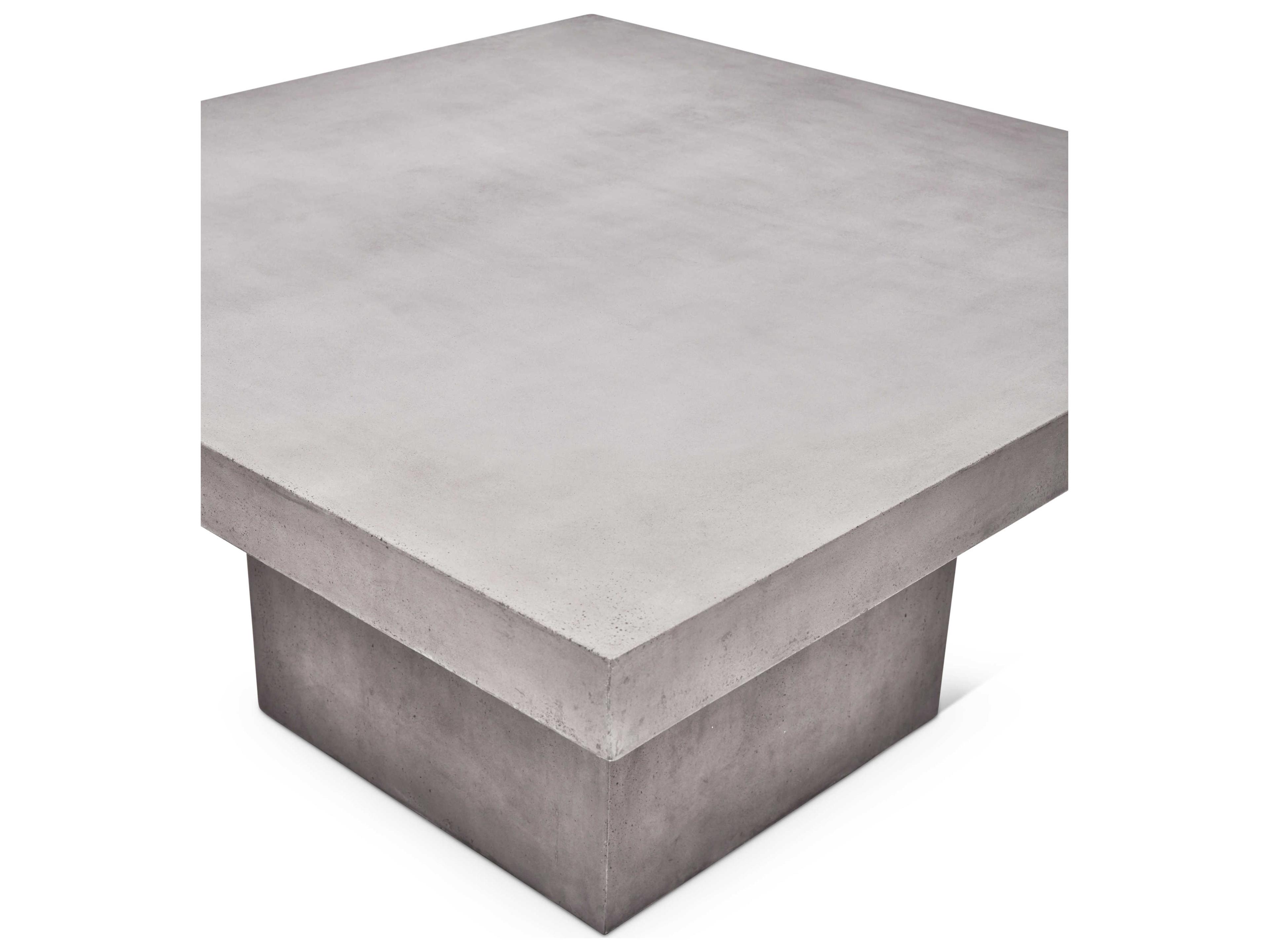 Urbia Mixx Una Square Concrete Dark Grey Dining Table