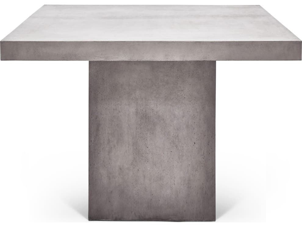 Urbia Mixx Concrete Una Square Bar Height Dining Table Dark Grey