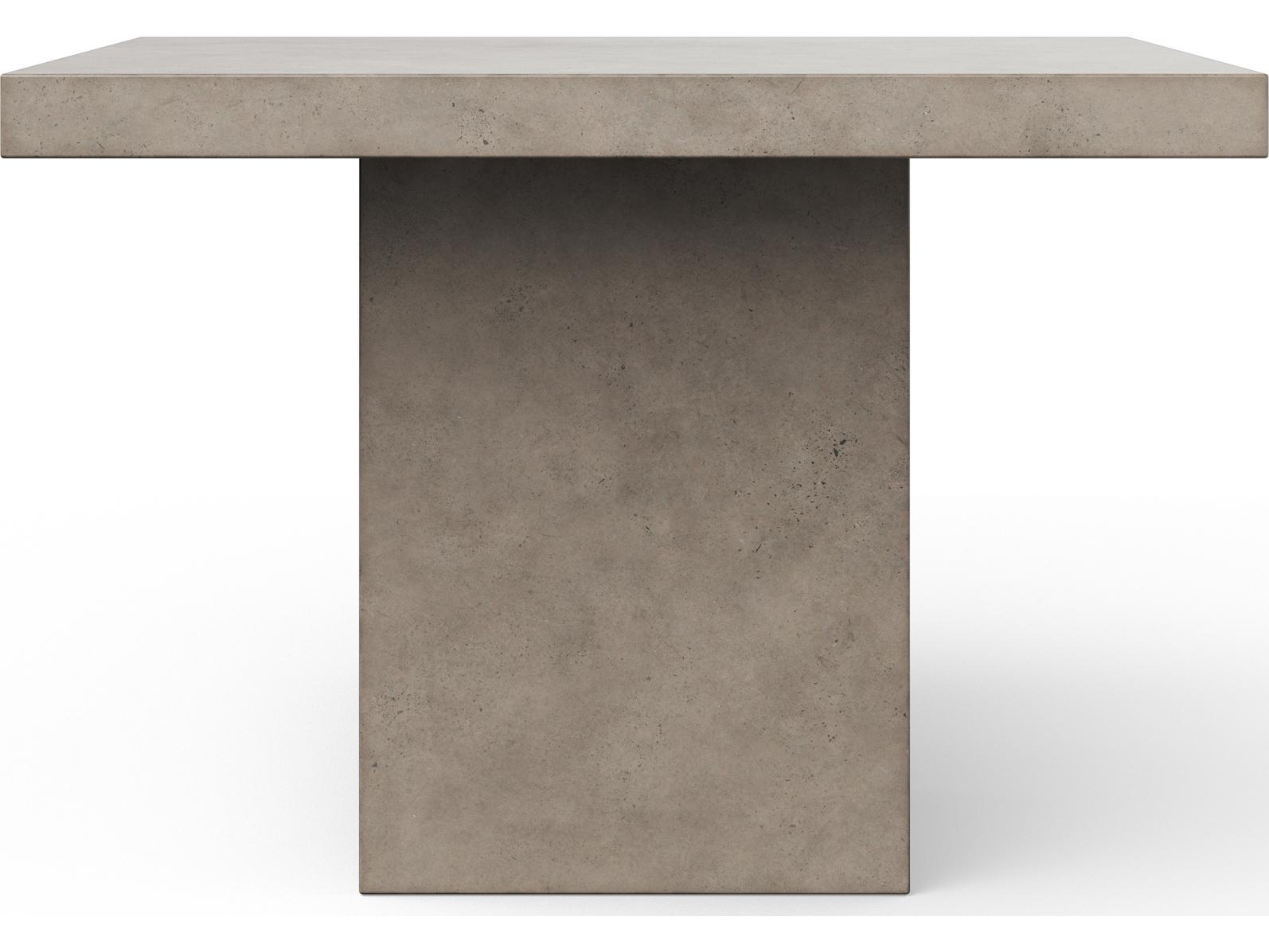 Urbia Mixx Concrete Una Square Bar Height Dining Table Dark Grey