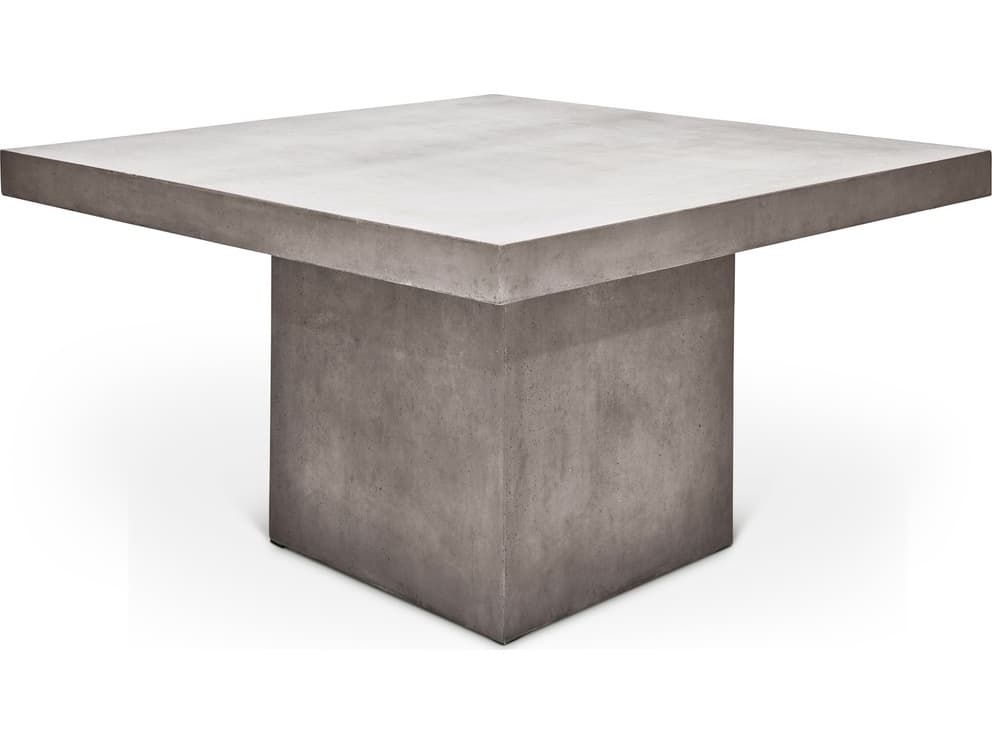 Urbia Mixx Concrete Una Square Counter Height Dining Table Dark Grey