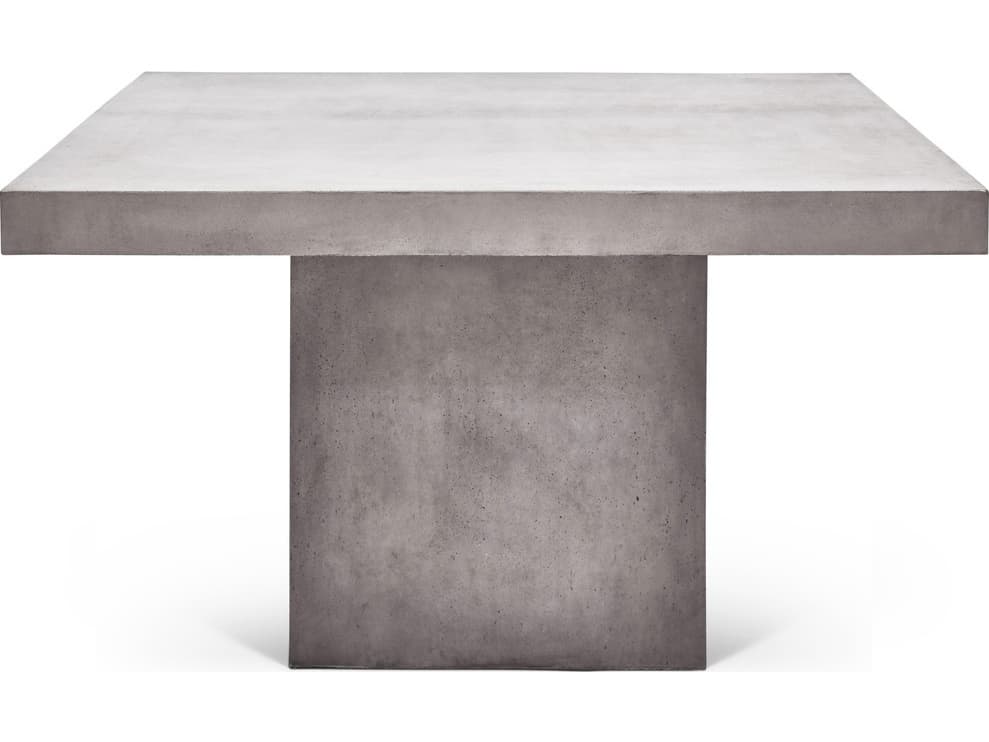 Urbia Mixx Concrete Una Square Counter Height Dining Table Dark Grey