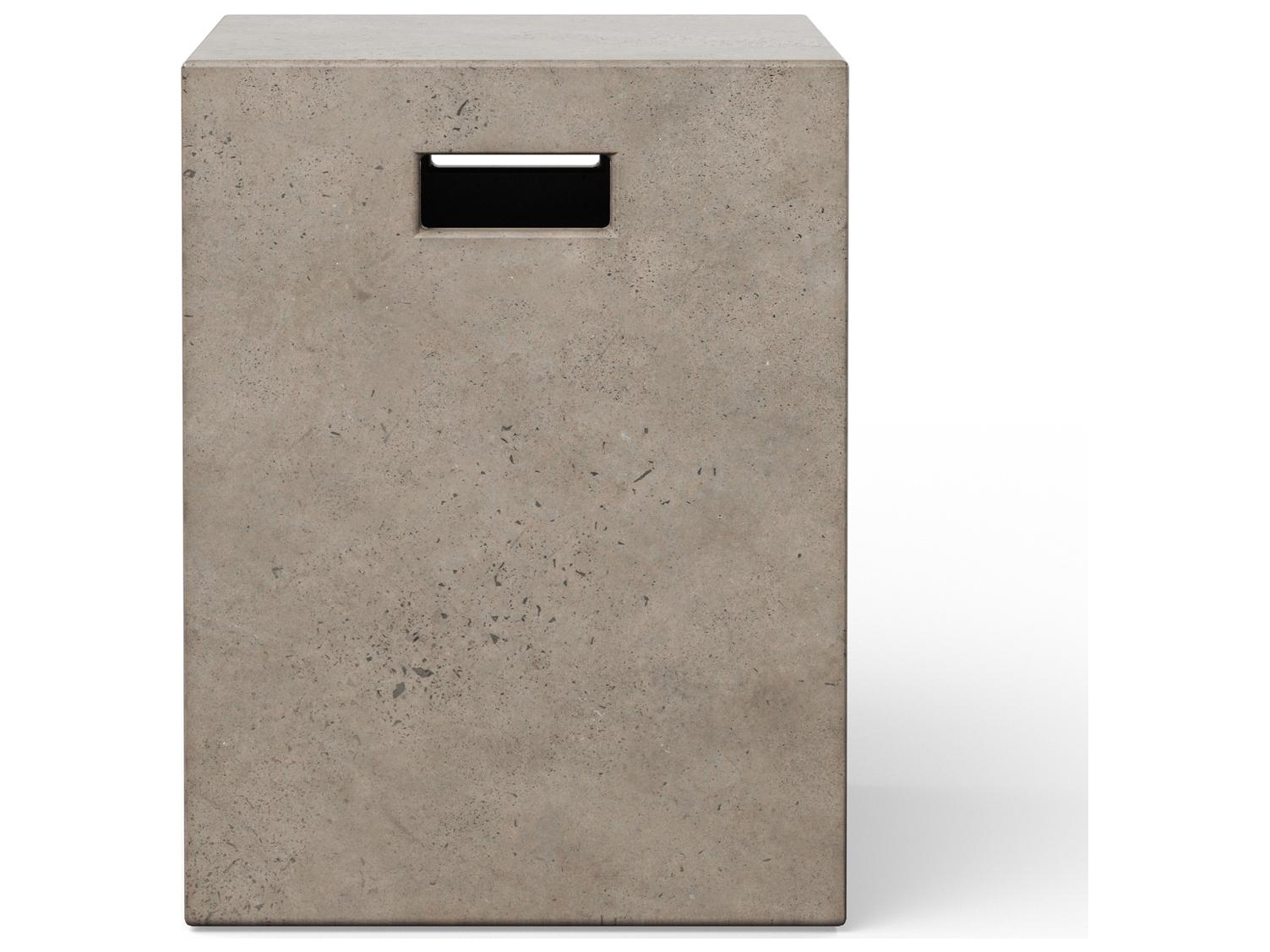 Urbia Una Square Concrete End Table
