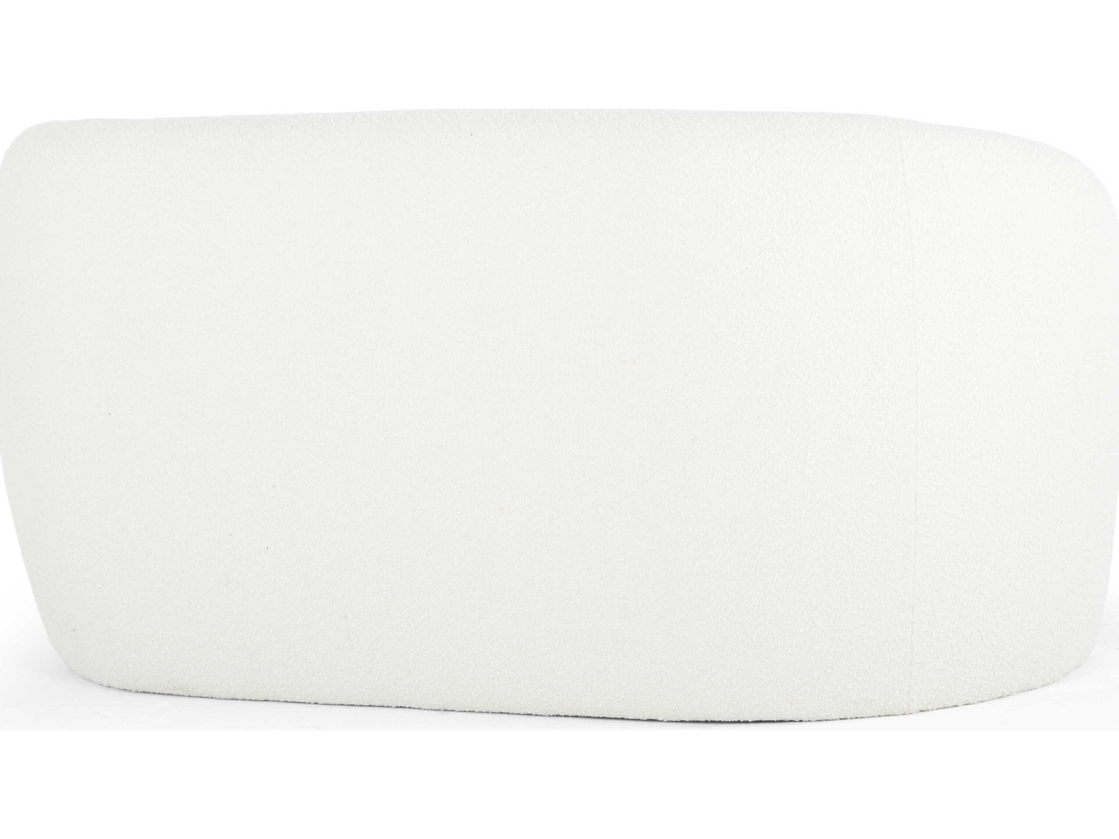 Urbia Metro Boucle White Upholstered Loveseat