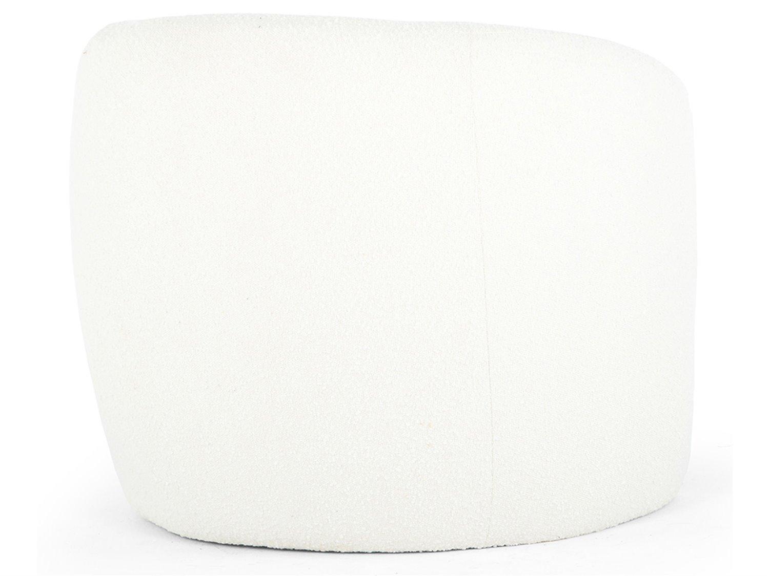 Urbia Metro White Fabric Accent Chair