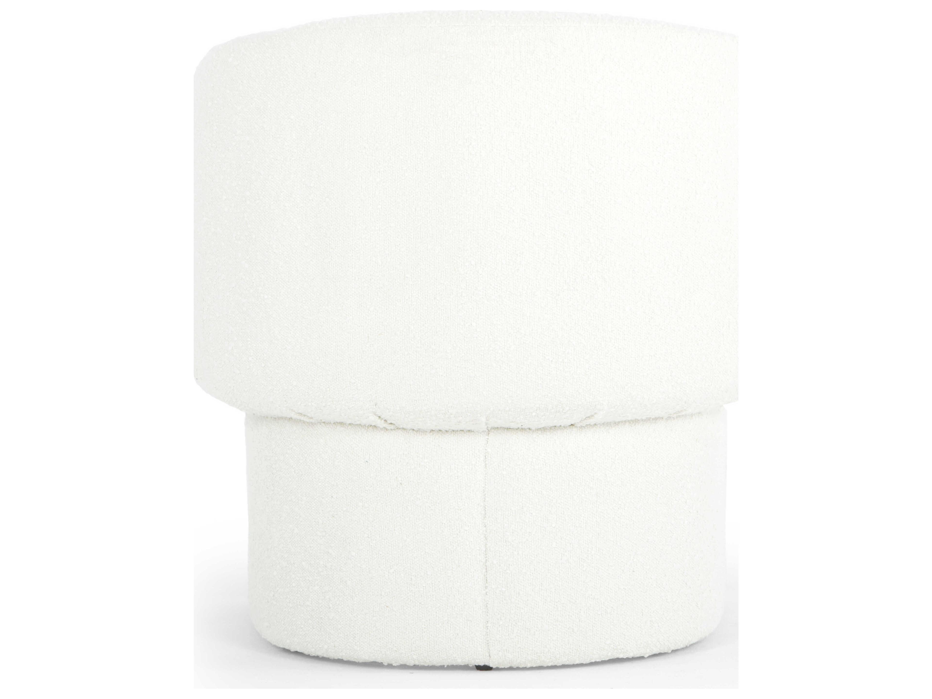 Urbia Metro White Fabric Accent Chair