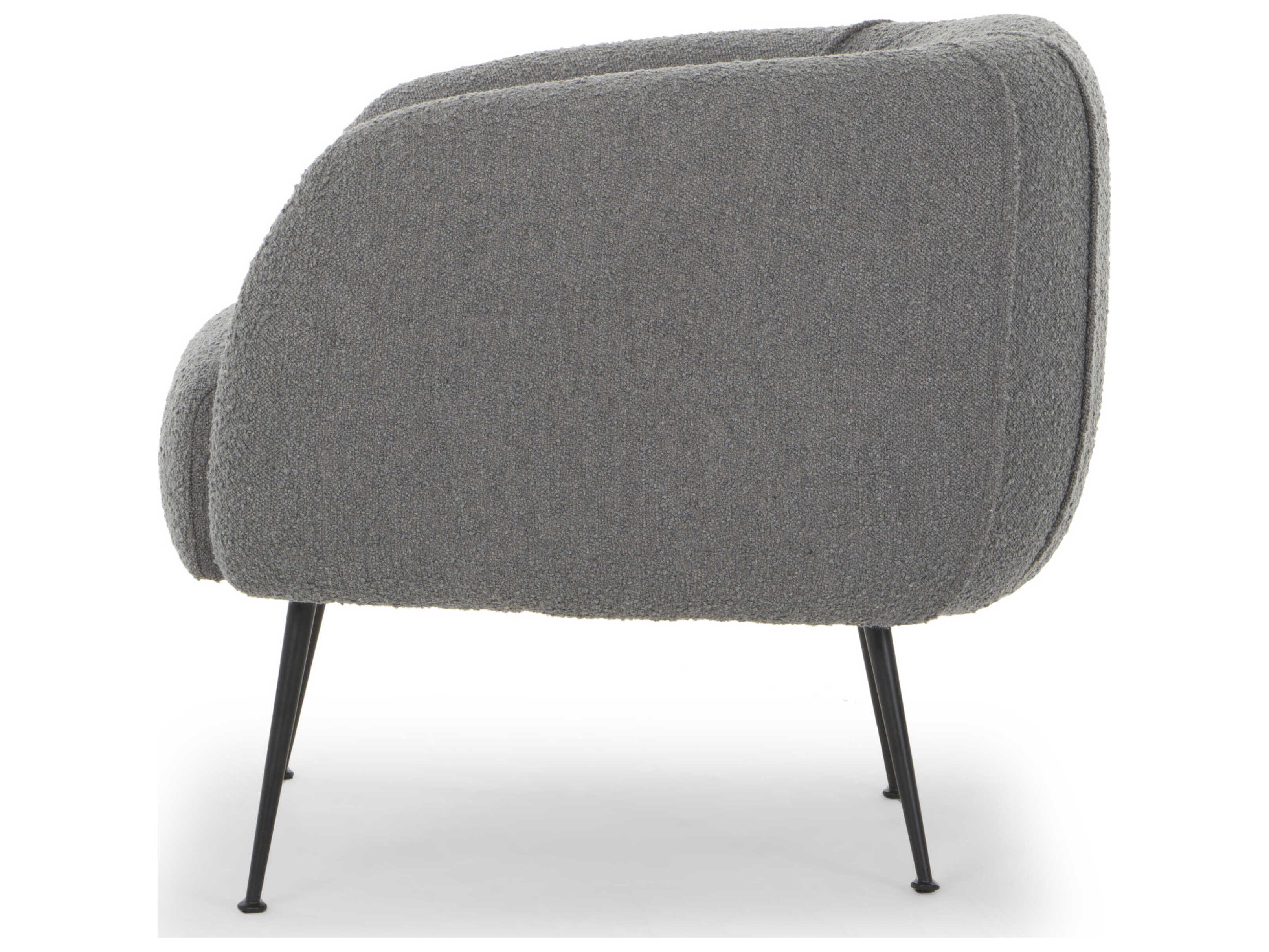 Urbia Metro Gray Fabric Accent Chair