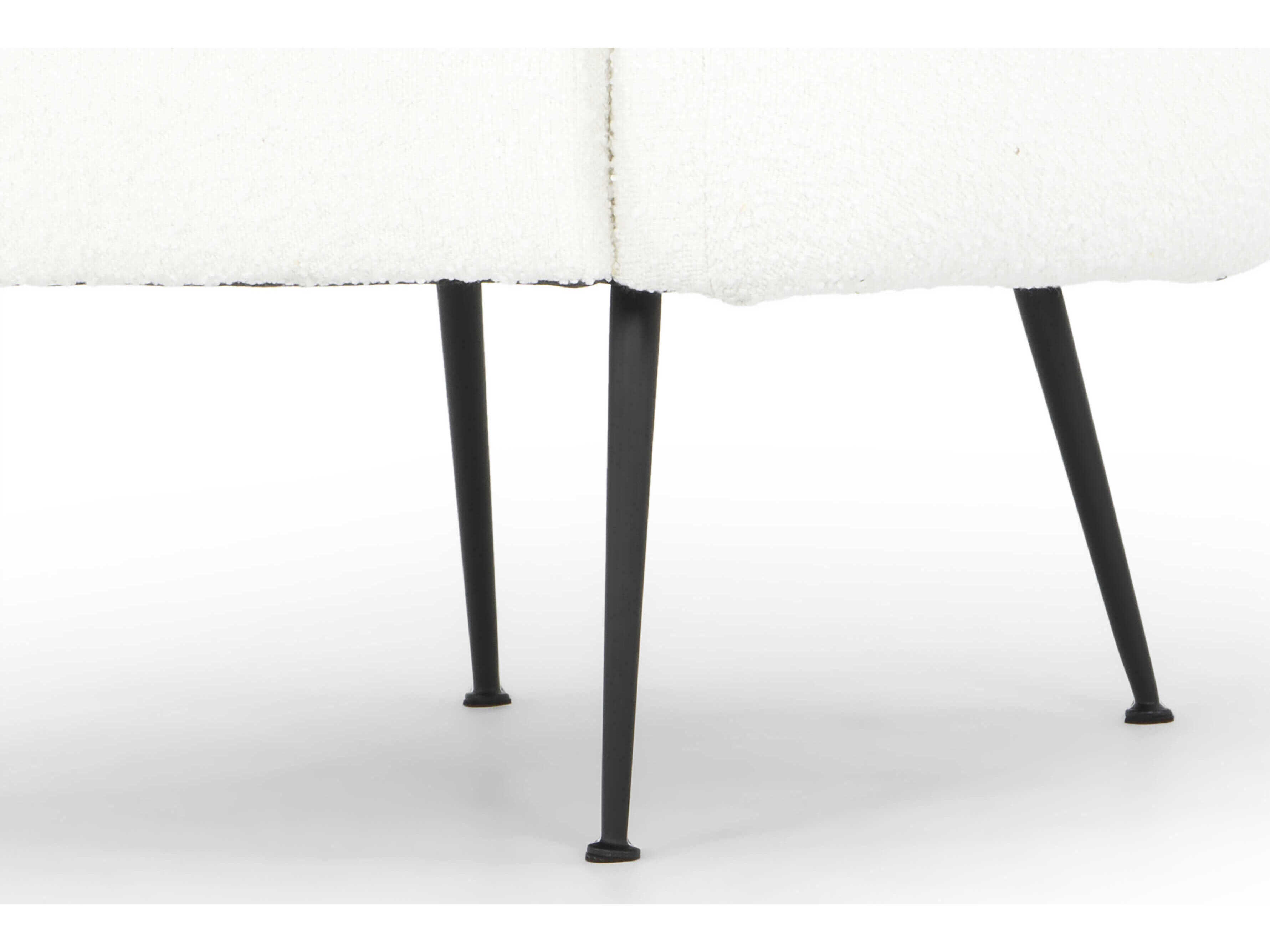 Urbia Metro White Fabric Accent Chair