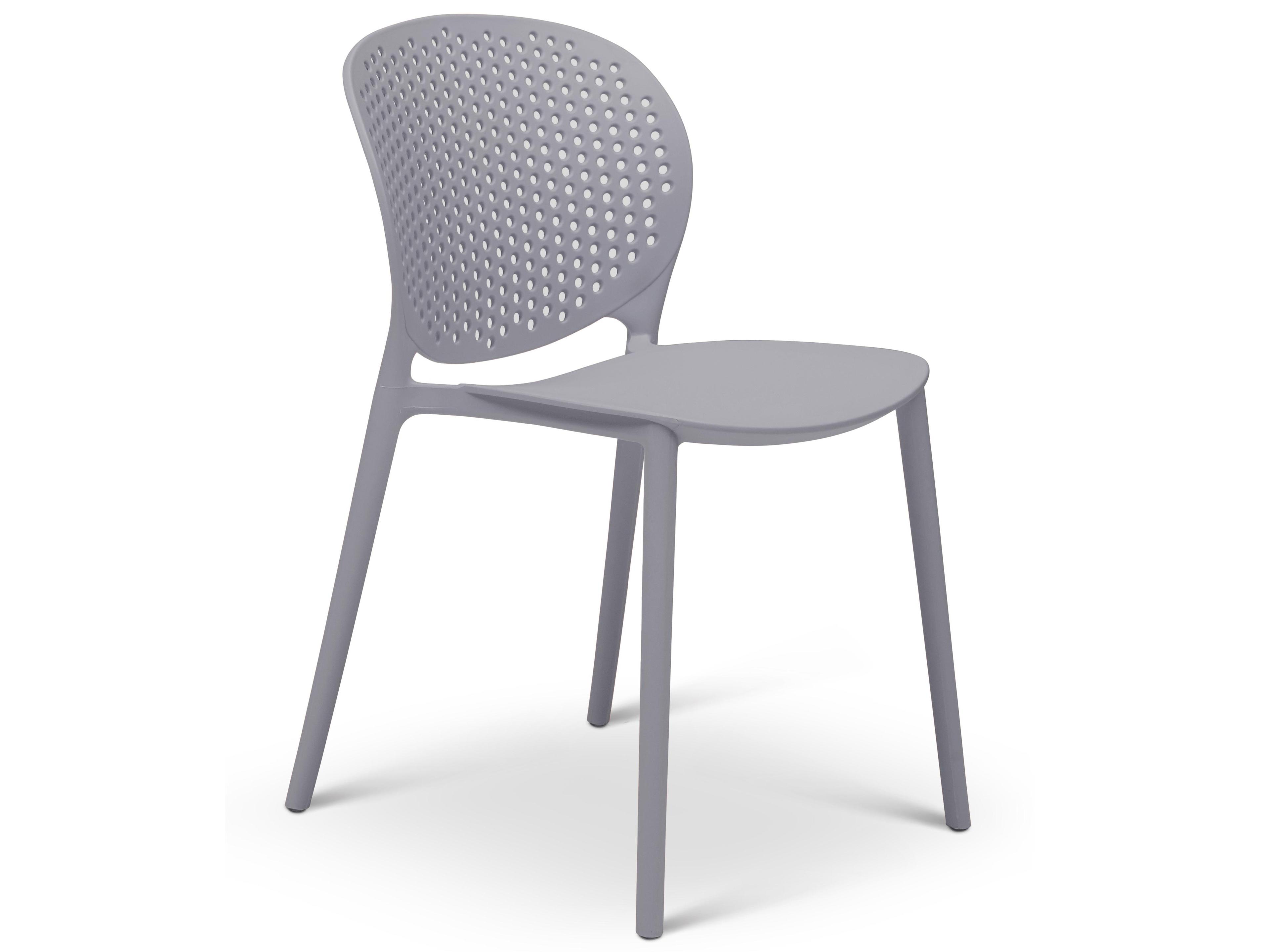 Urbia Outdoor Metro Light Grey Polypropylene Dining Chair