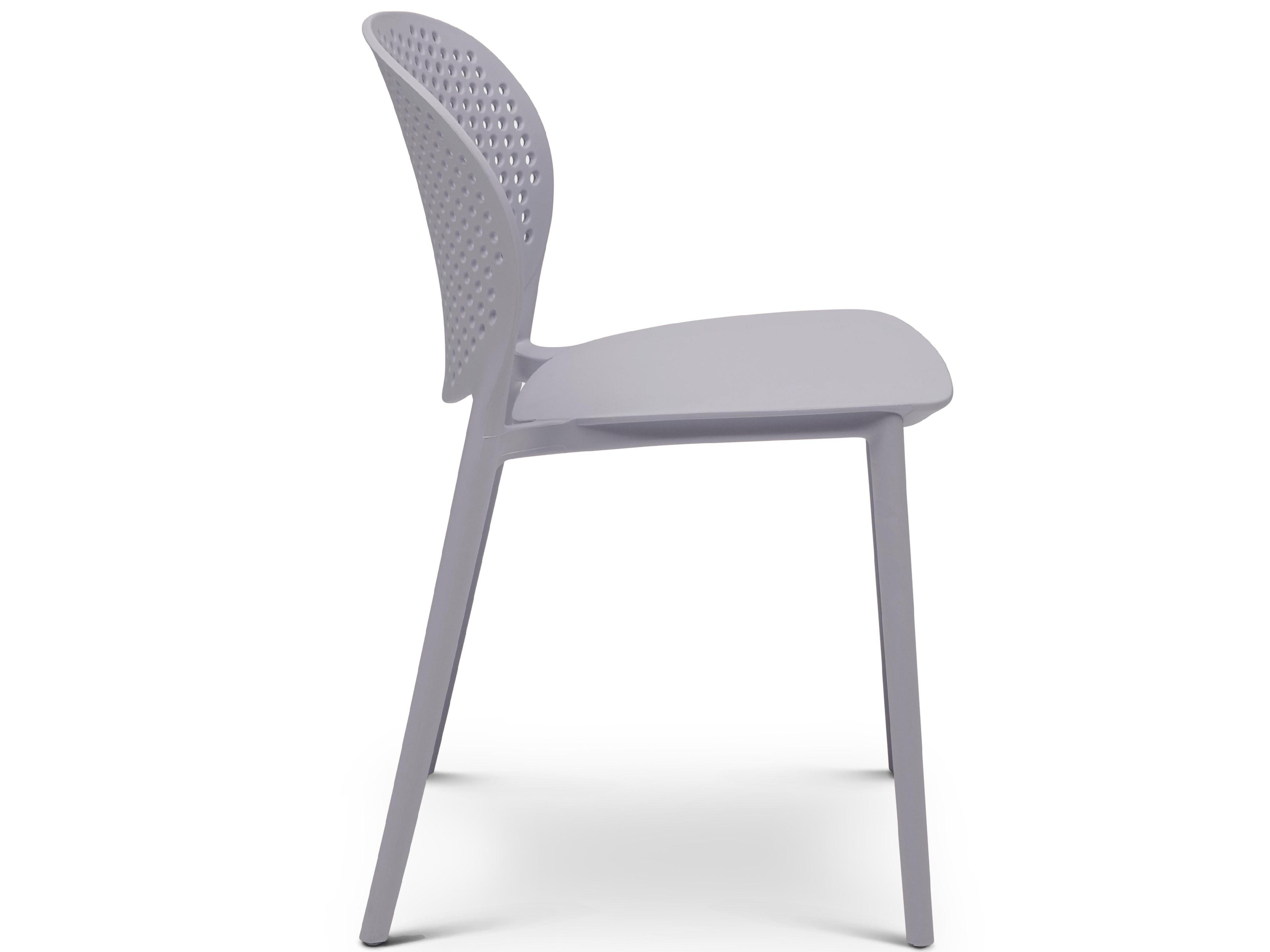 Urbia Outdoor Metro Light Grey Polypropylene Dining Chair