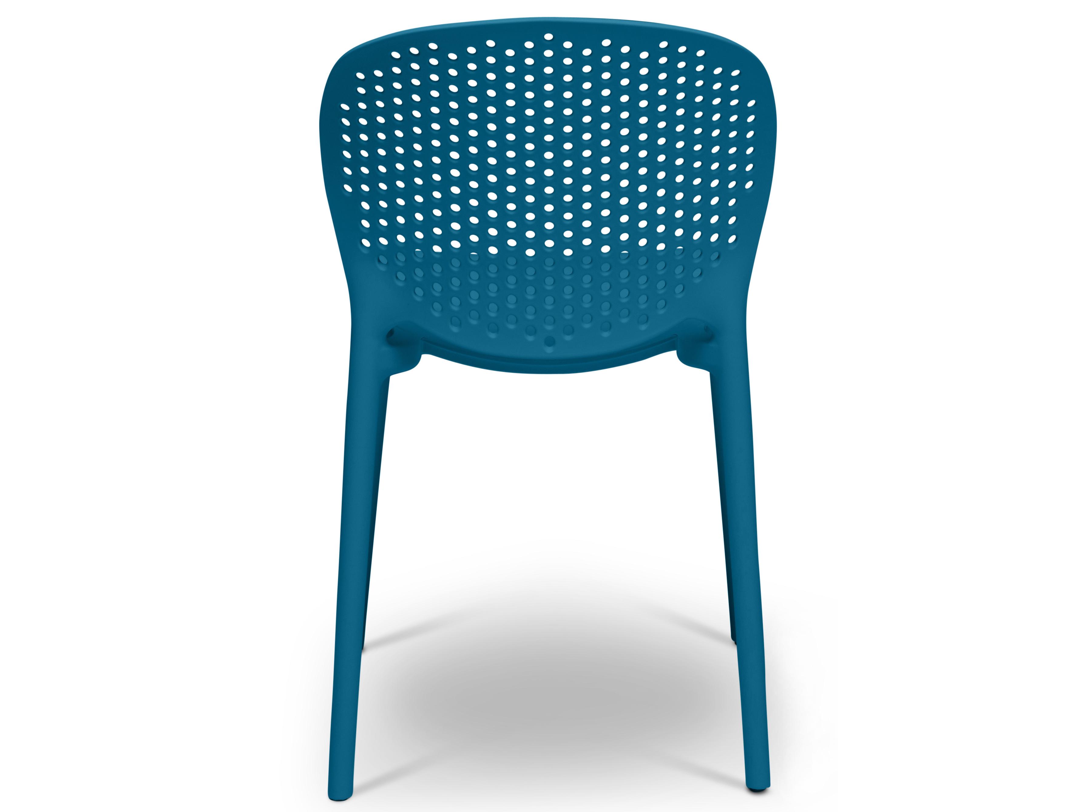 Urbia Outdoor Metro Teal Green Polypropylene Dining Chair
