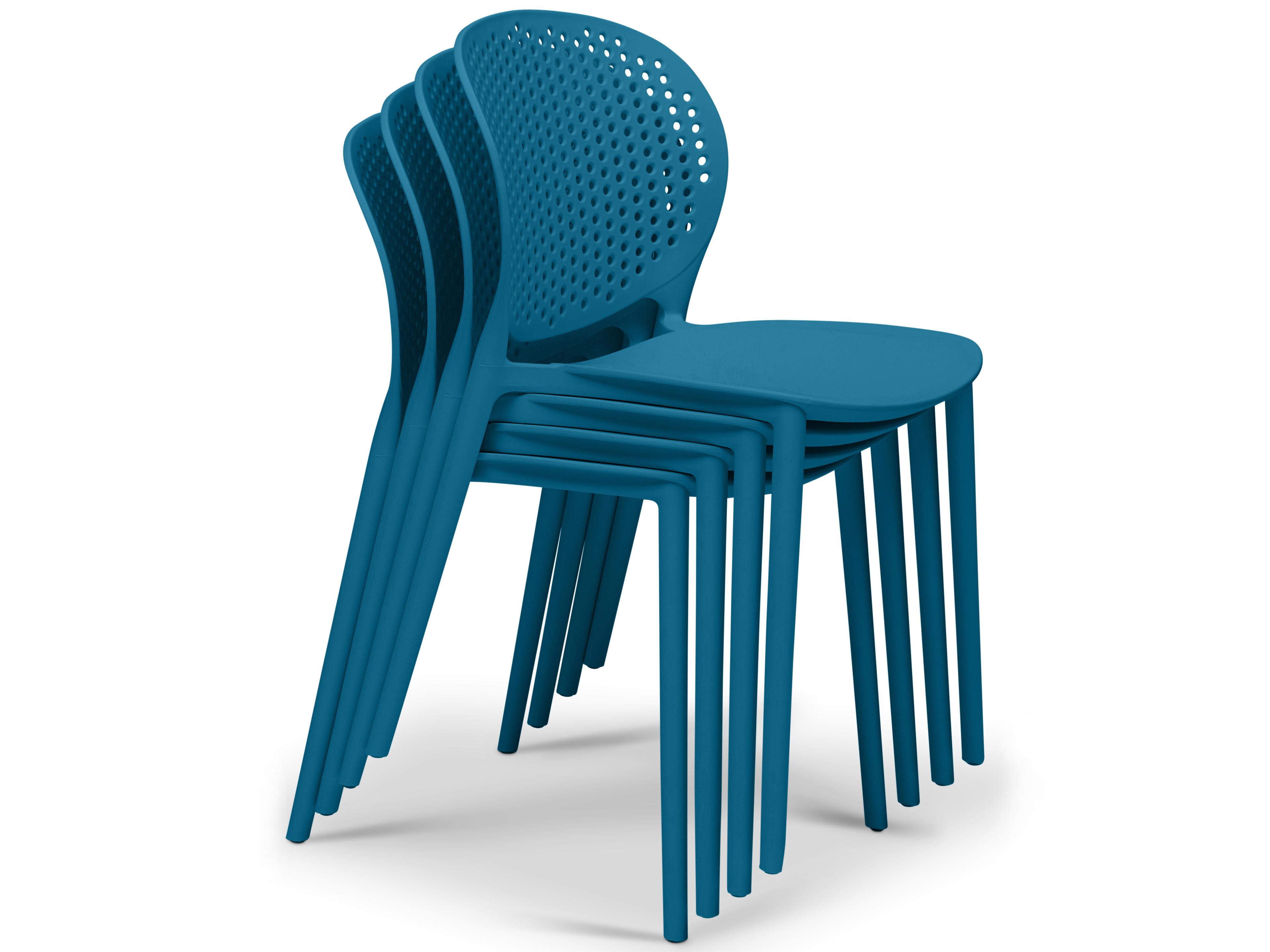 Urbia Outdoor Metro Teal Green Polypropylene Dining Chair
